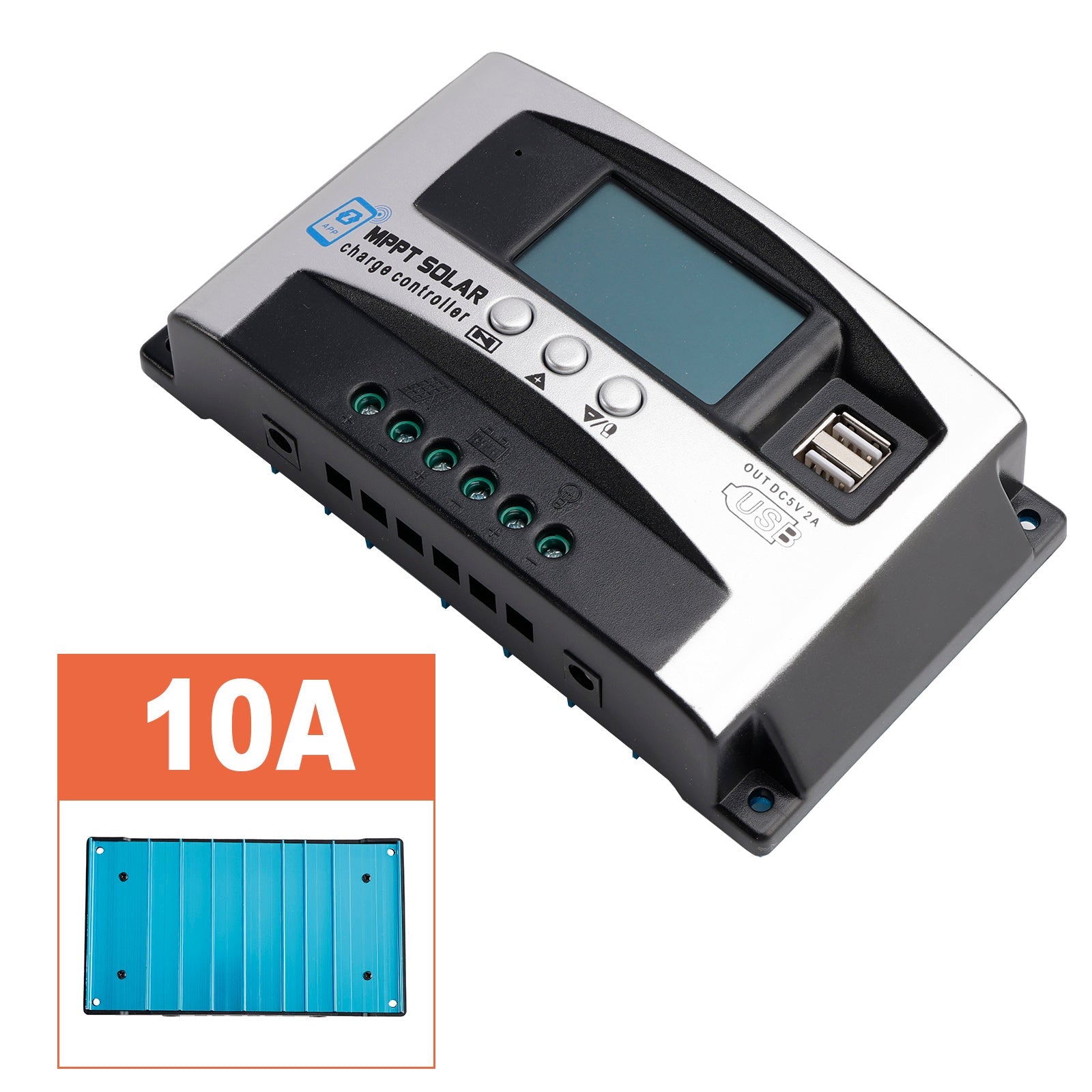 Contrôleur solaire haute énergie MPPT 30 A/40 A, application pour gérer à distance le contrôleur DSP