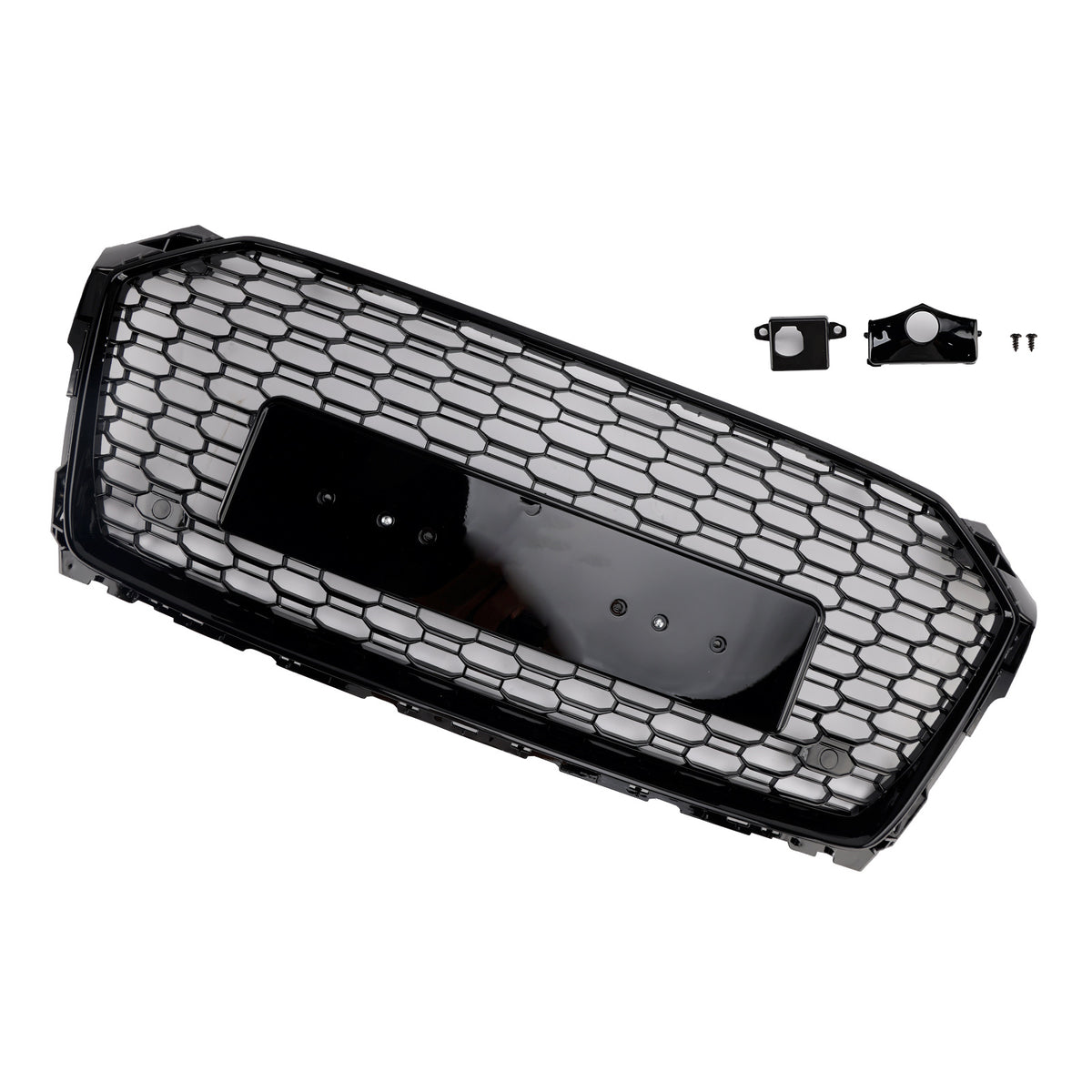 RS5 Style Sport Front Honeycomb Grille Grill Pour Audi A5 S5 B9 2017-2019