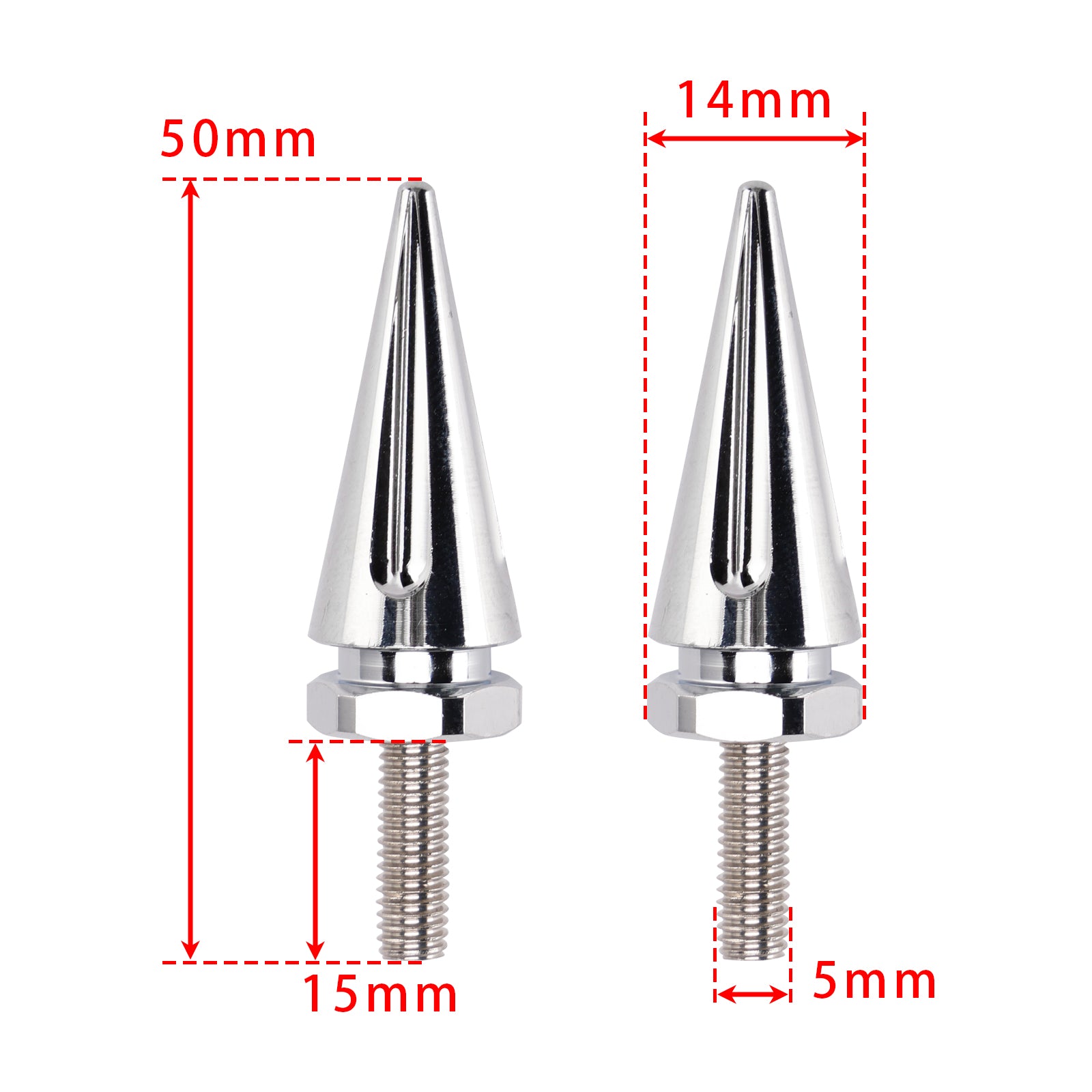 4 stks Silver Tip Voorruit Kuip Bouten voor Touring Road Glide FLTR 2015 - 2025