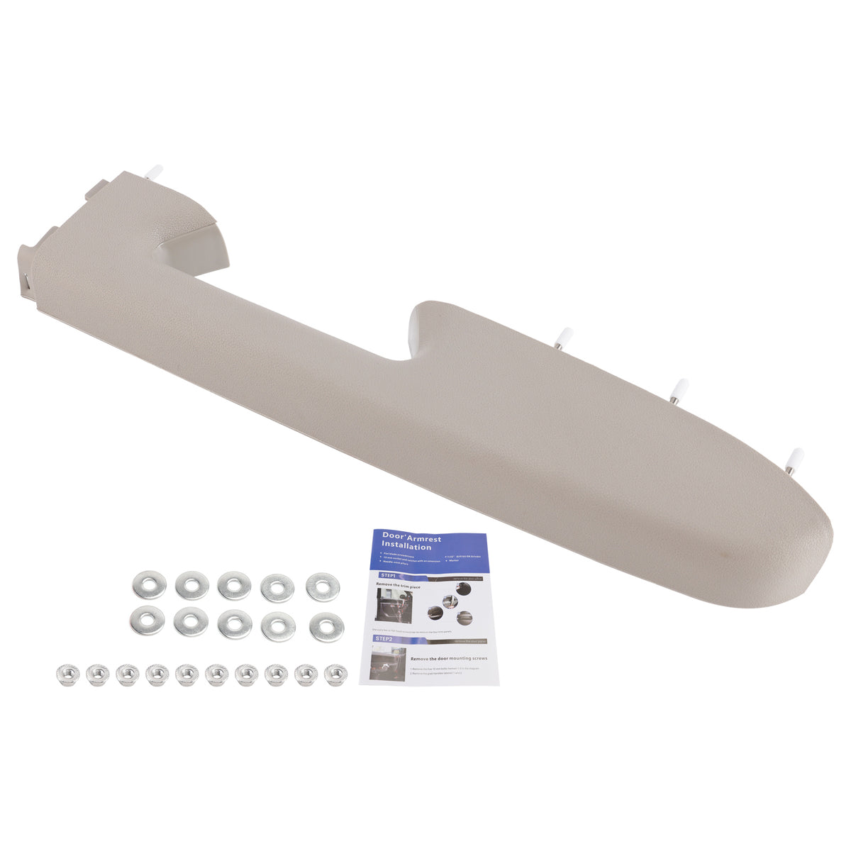 Kit de réparation d'accoudoir avant droit pour Chevy Silverado 1500 2500HD 2010-2014 (gris)