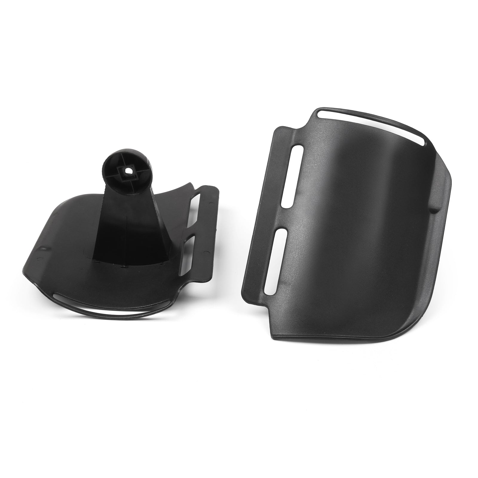 Wentylowane dolne owiewki dla Harley Touring 1983-2013 - Genialne czarne abs