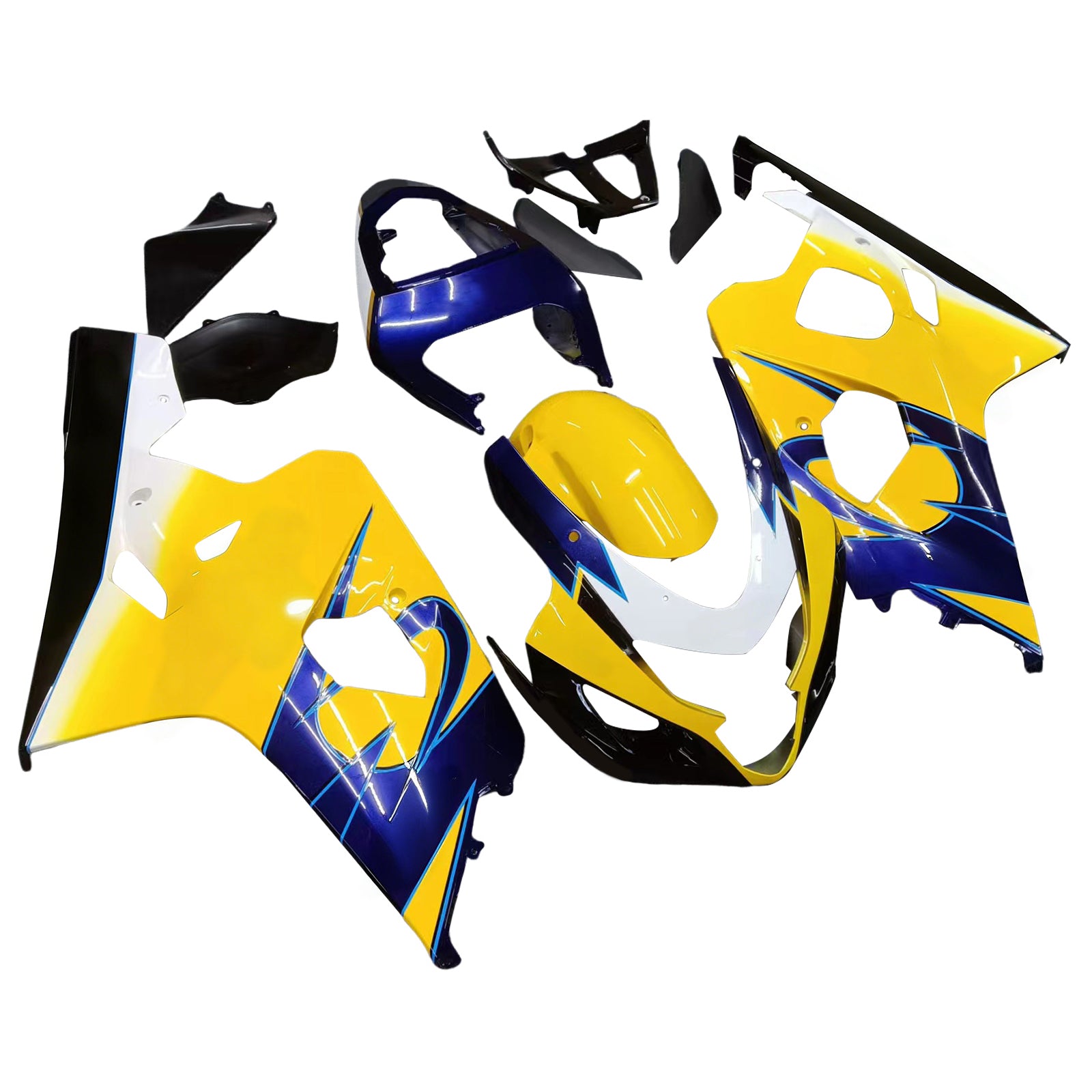 Kit de carénage par injection, carrosserie en plastique ABS, compatible avec Suzuki GSXR 600/750 2004-2005