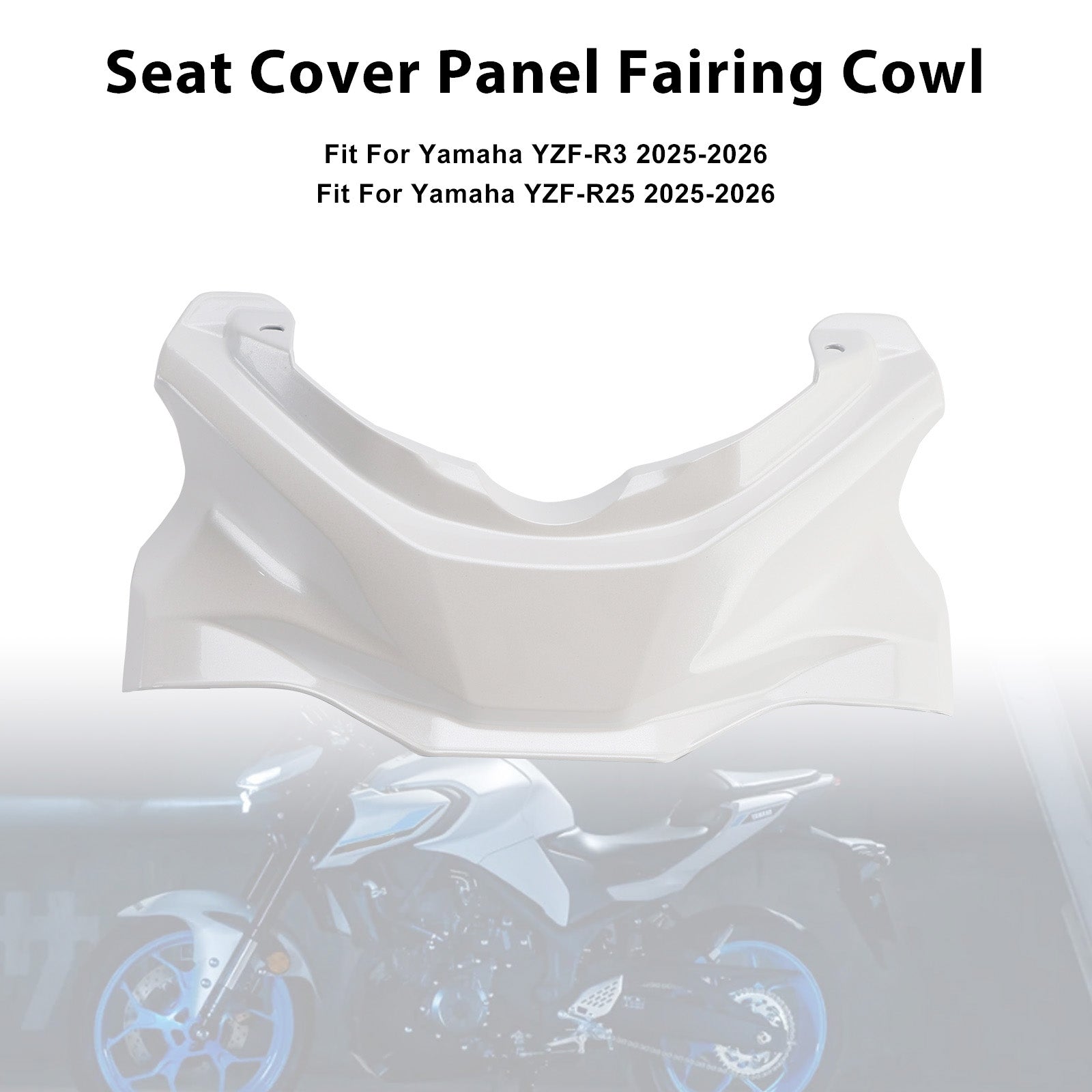 Carénage de selle Yamaha YZF-R3 R25 MT-03 2025-2026