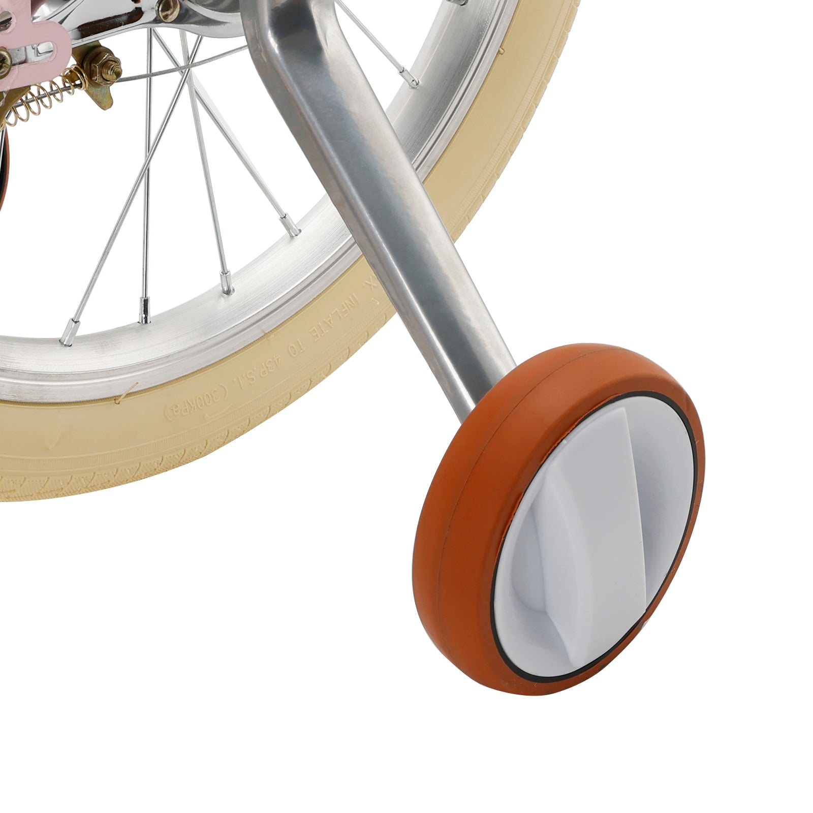 Lapsipyörä 18 tuumaa tytöille ja pojille 7–9 -vuotiaille korilla