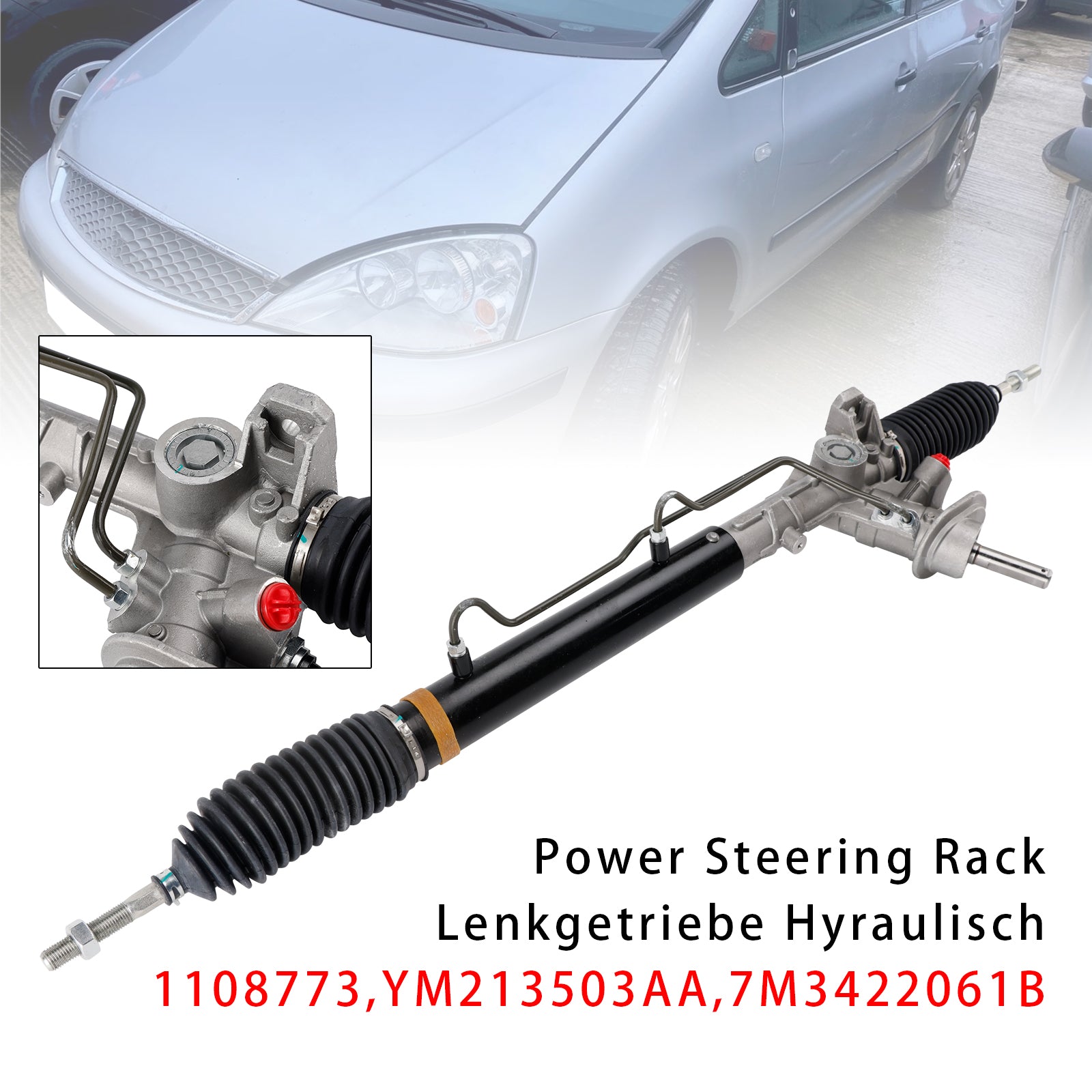 Power Steering Rack 7M3422061B Pour Ford Galaxy WGR Seat Alhambra VW Sharan 7M6