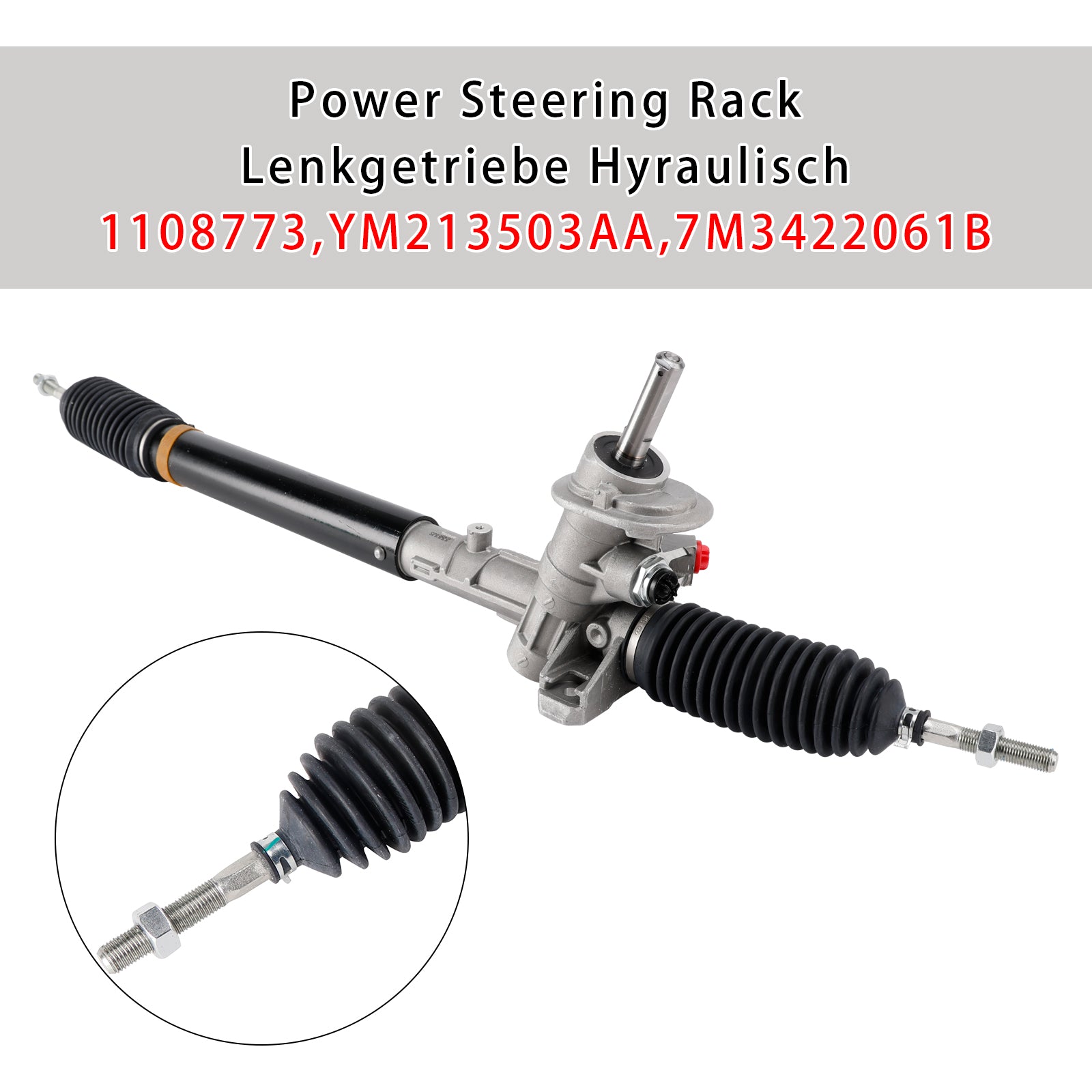 Power Steering Rack 7M3422061B Pour Ford Galaxy WGR Seat Alhambra VW Sharan 7M6