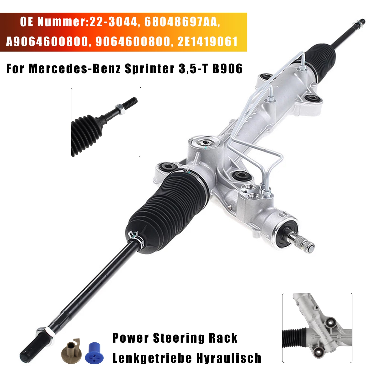 Power Steering Rack Pinions 68048697AA Pour Mercedes-Benz Sprinter B906