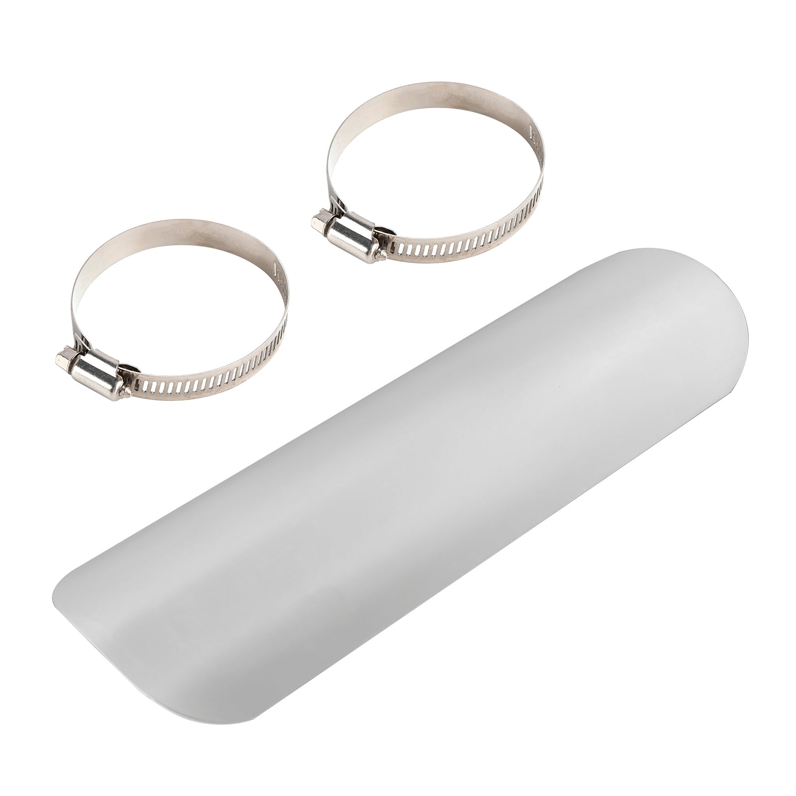 Copertura deflettore calore per marmitta&Scarico in acciaio cromato per moto e scooter, nero