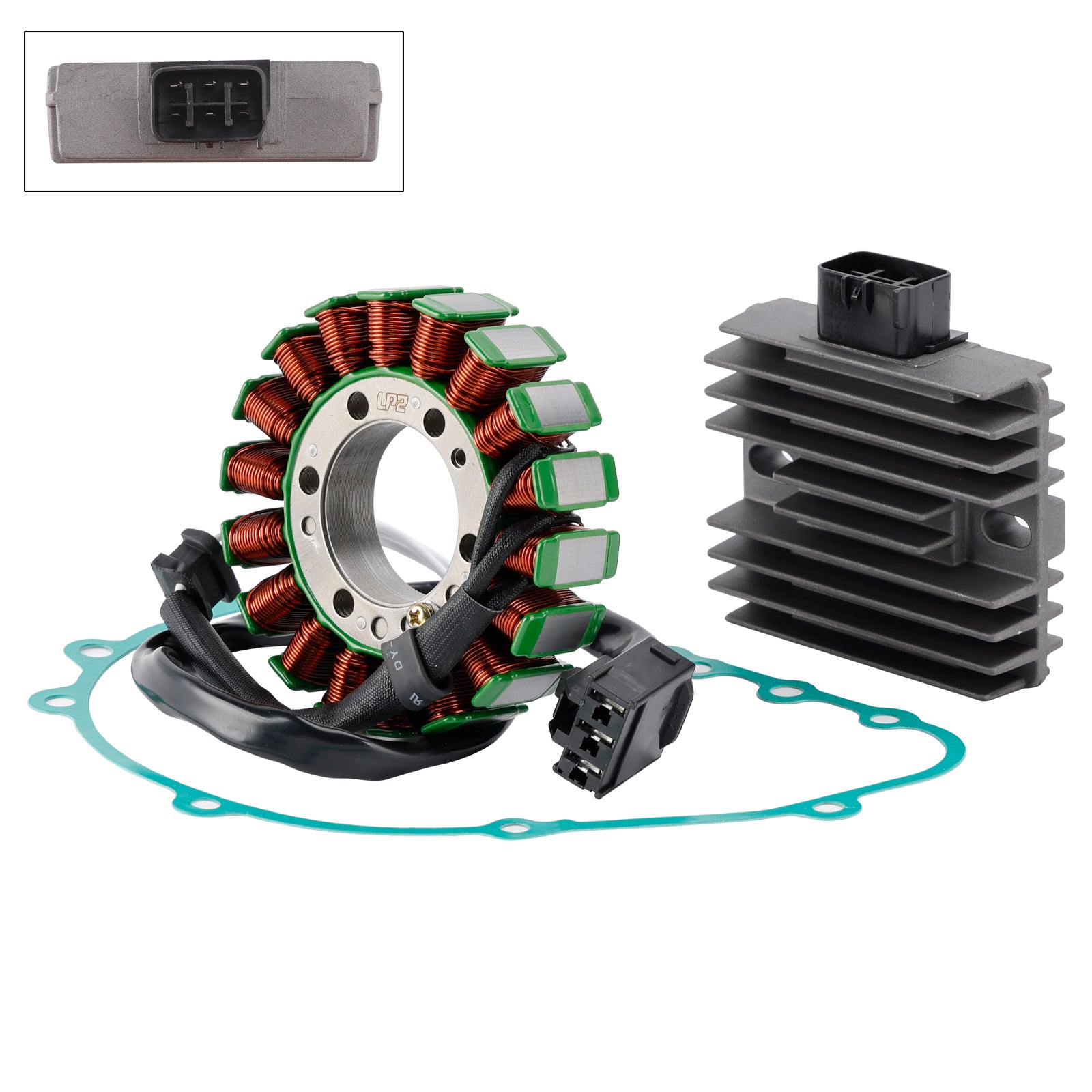 Stator et régulateur redresseur avec joint pour Kawasaki Z800 ZR800 2015