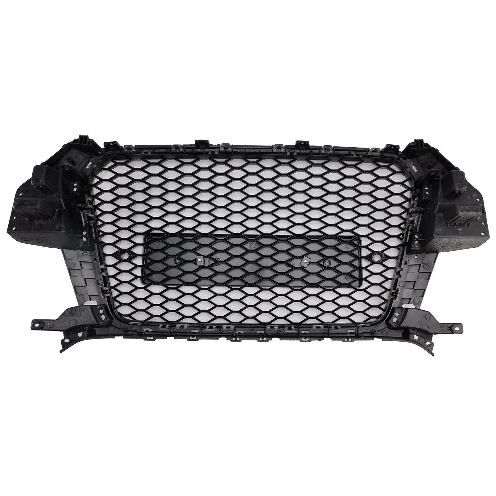RSQ3 Style Front Honeycomb Mesh Grille Pour Audi Q3 2011-2015 Gloss Black