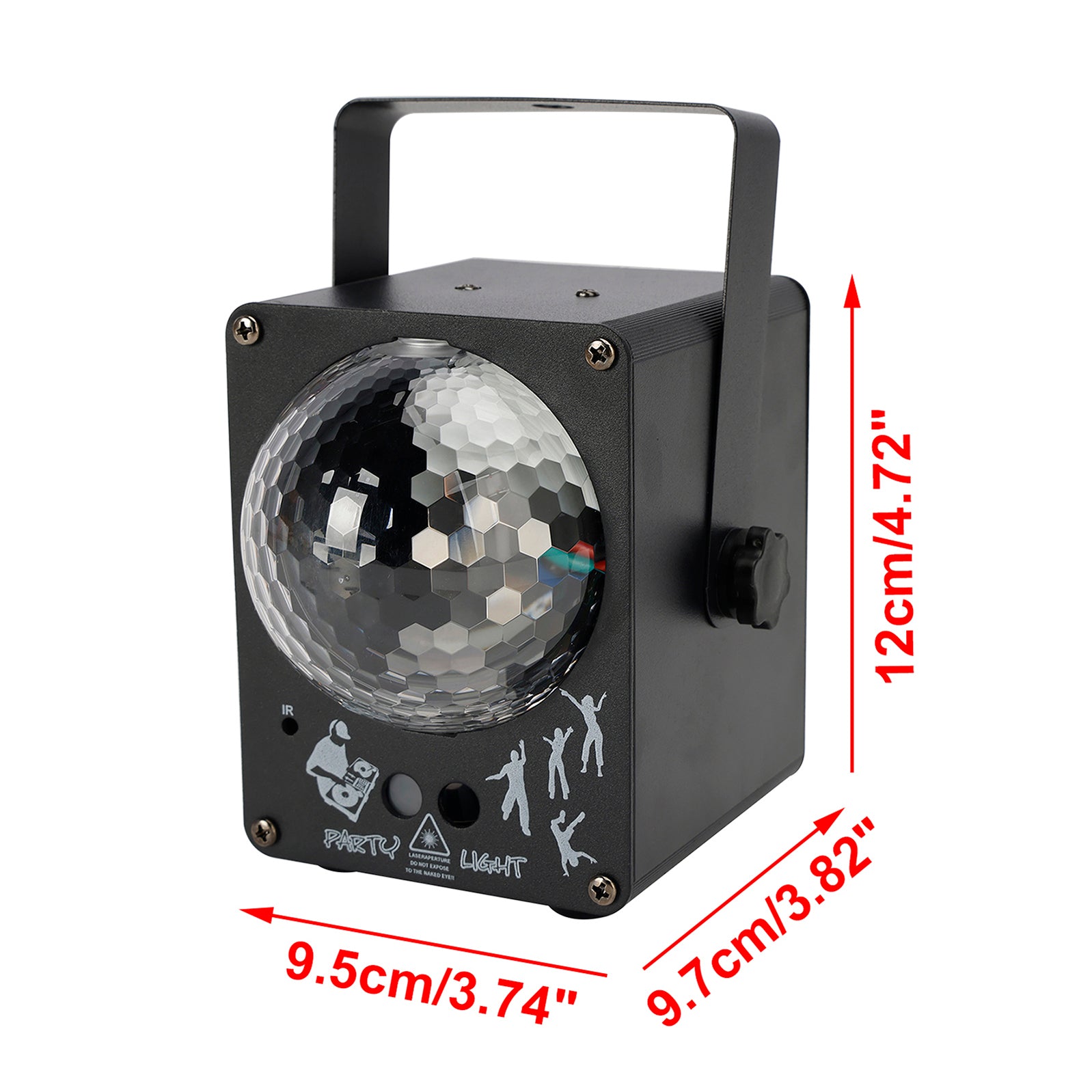 Lumière Laser LED RGB 60 Motifs Boule Magique Éclairage Scène DJ Disco Party