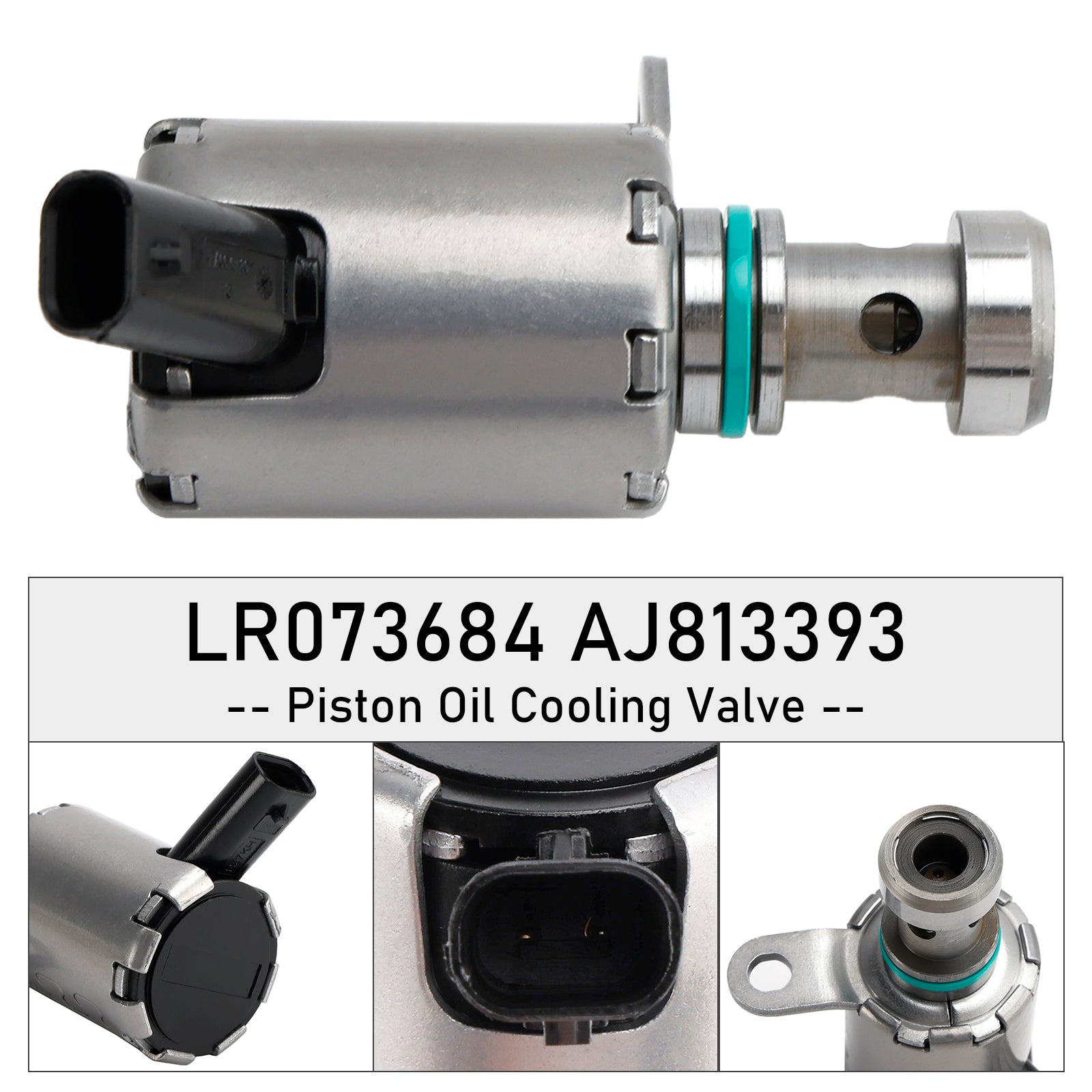 Valvola radiatore olio a pistone per Range Rover Sport Evoque Jaguar LR073684 AJ813393