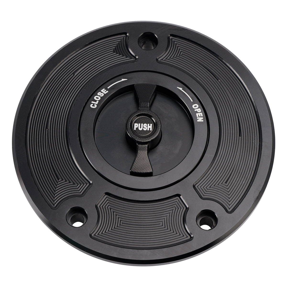 CNC BOUCHON DE RESERVOIR NOIR pour Kawasaki ZX-6R ZX6RR ZX636 ZX10R 2003-2006