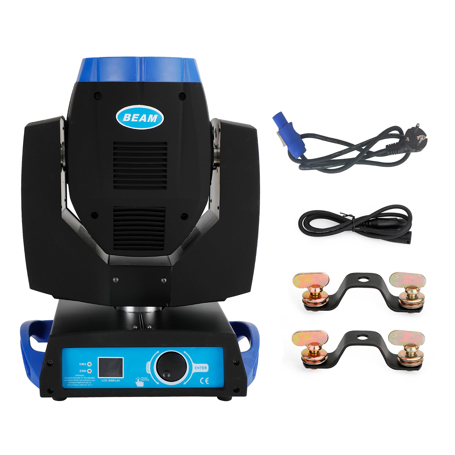 230W 7R Zoom Faisceau Tête Mobile Sharpy Light 8 Prism Strobe DMX 16Ch Blue