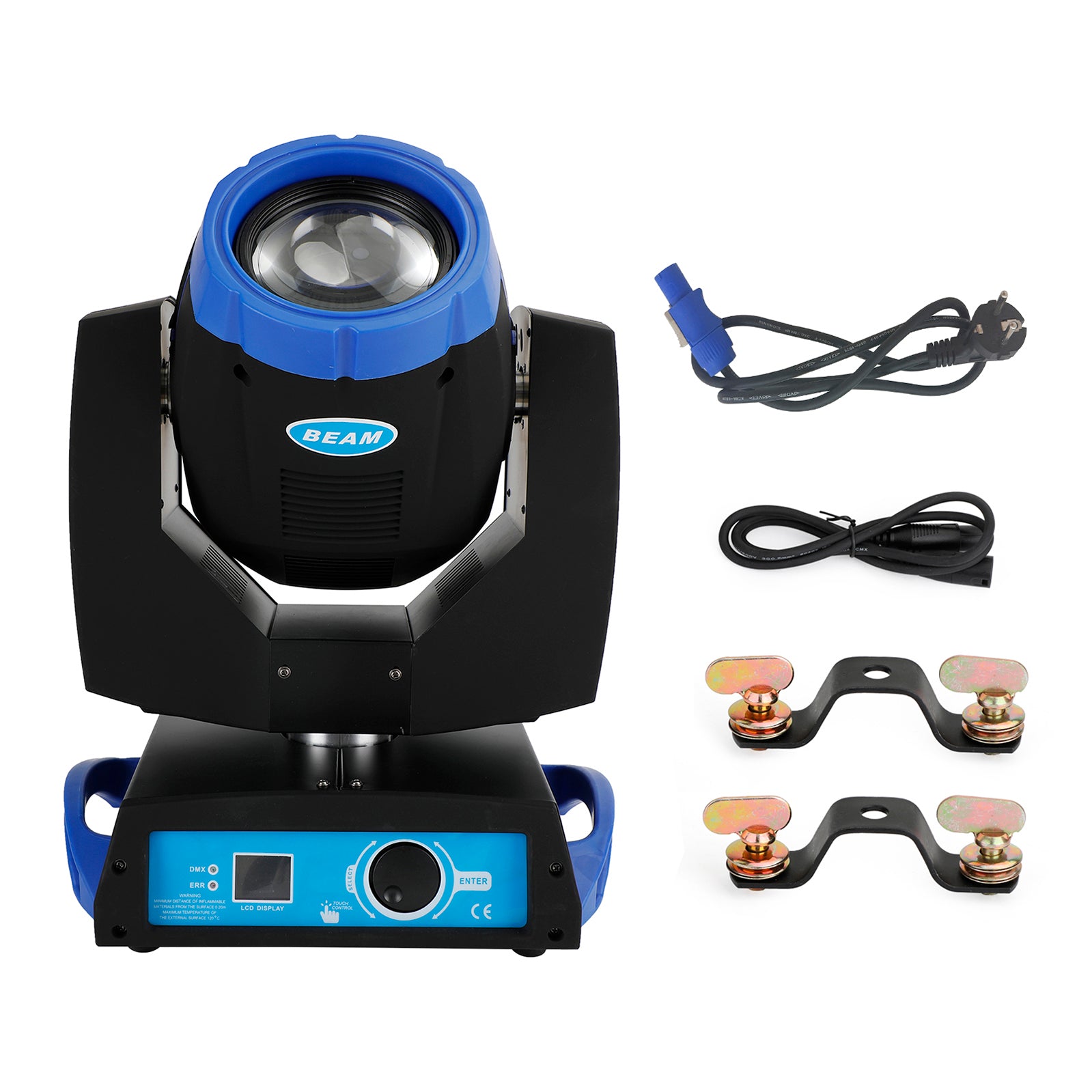 230W 7R Zoom Faisceau Tête Mobile Sharpy Light 8 Prism Strobe DMX 16Ch Blue