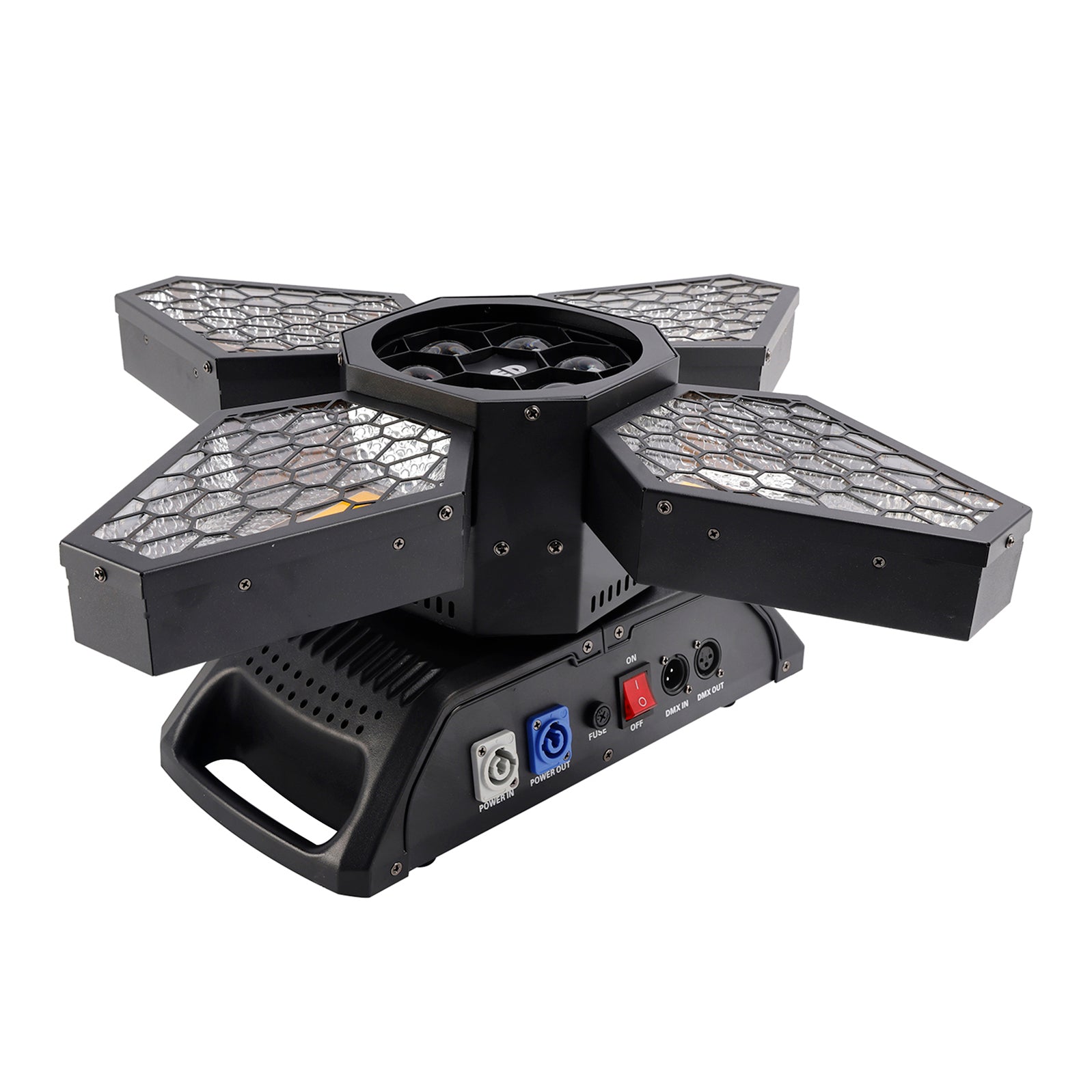 Projecteur Faisceau Zoom Abeille 4 Bras DMX Pour Scène Discothèque Bar Soirées