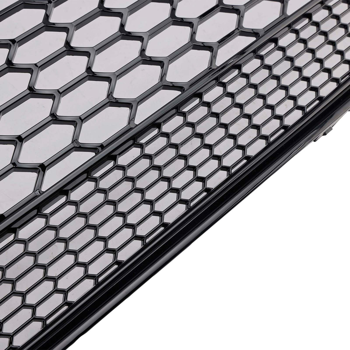 Gloss Black Front Bumper Radiator Vent Mesh Grill Grille Pour Audi Q7 2005-2015