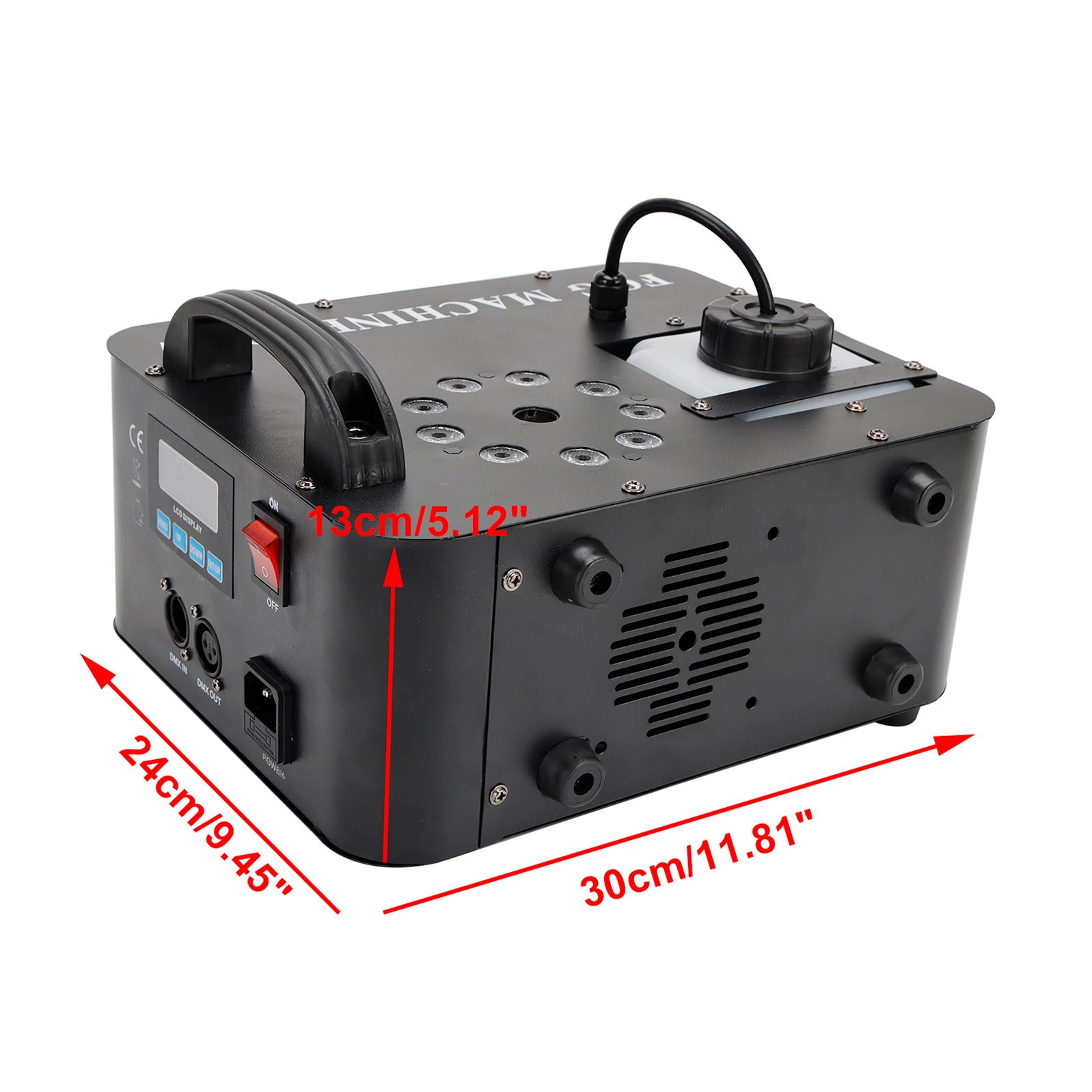 900W RGB LED Effet Fumée Brumisateur Étape Machine Brouillard Fumée Lumière
