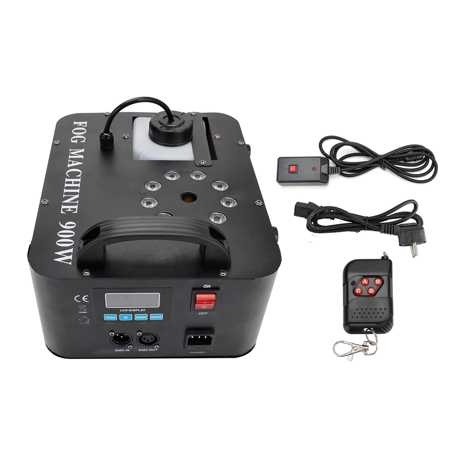 900W RGB LED Effet Fumée Brumisateur Étape Machine Brouillard Fumée Lumière