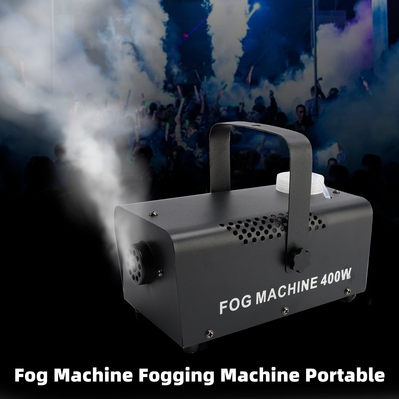 Mini Machine À Brouillard 400W Portable Avec Télécommande Sans Fil Club