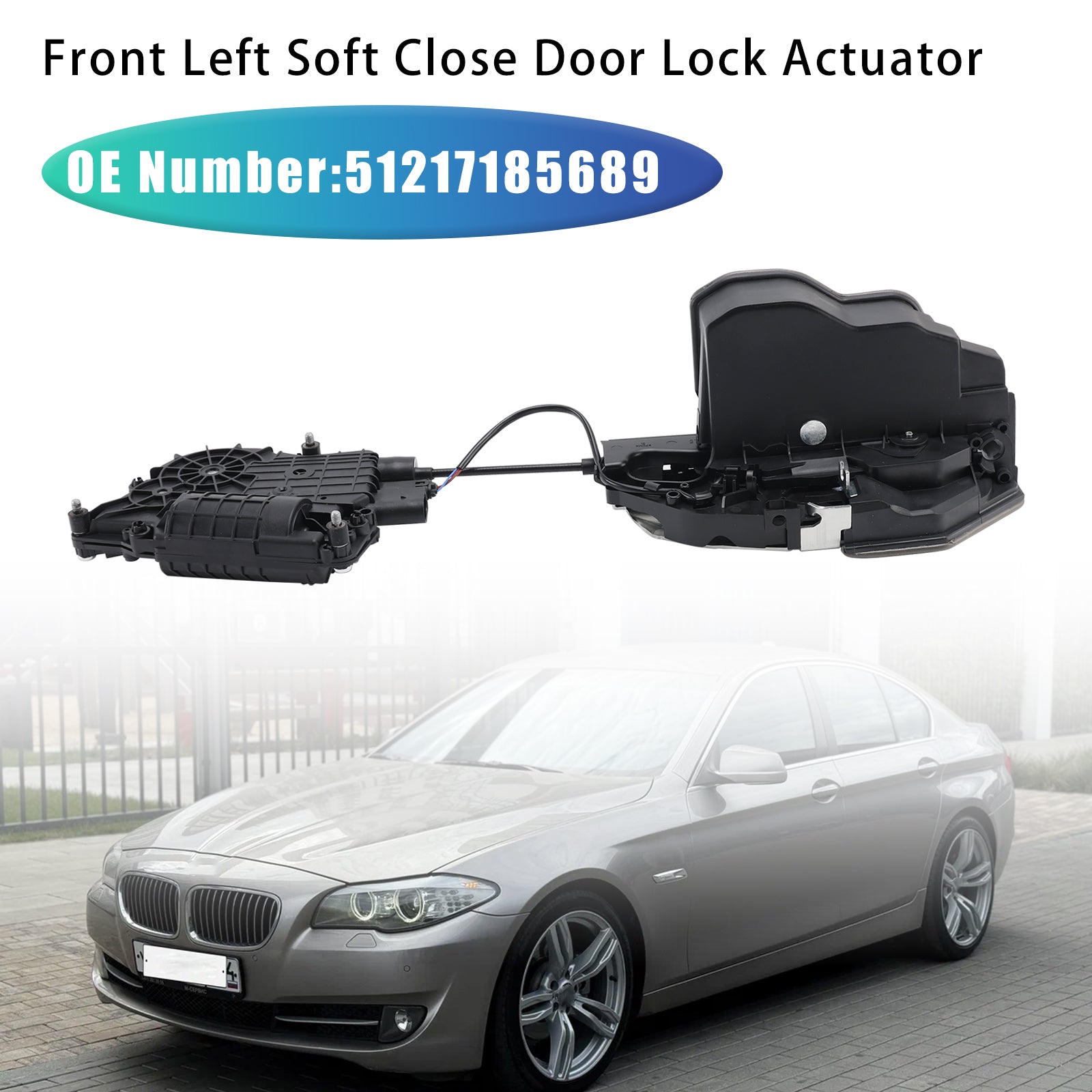 Front Left Soft Close Door Lock Actuator 51217185689 Pour BMW F10 F11 F01 F02