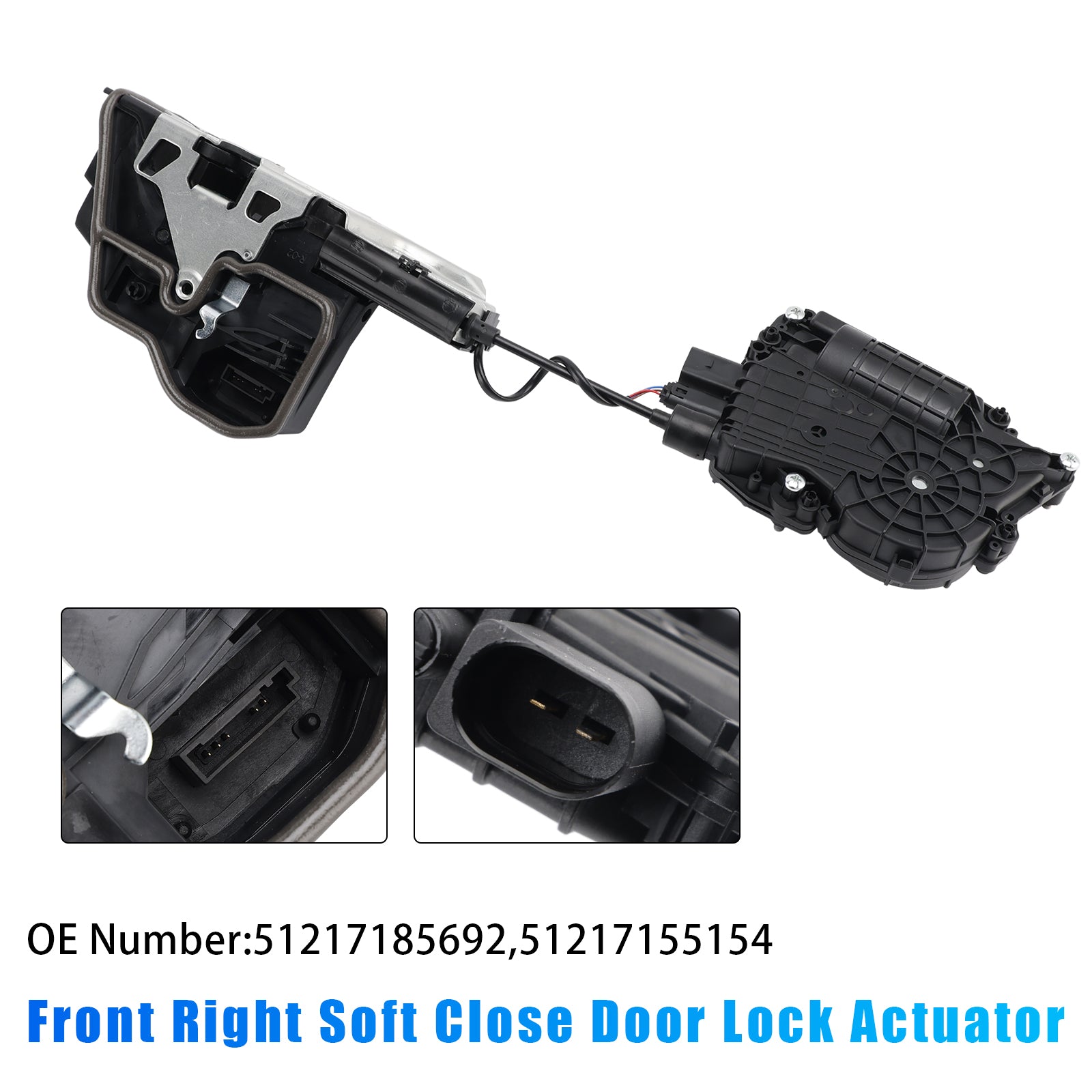 Front Right Soft Close Door Lock Actuator 51217185692 Pour BMW F10 F11 F01 F02