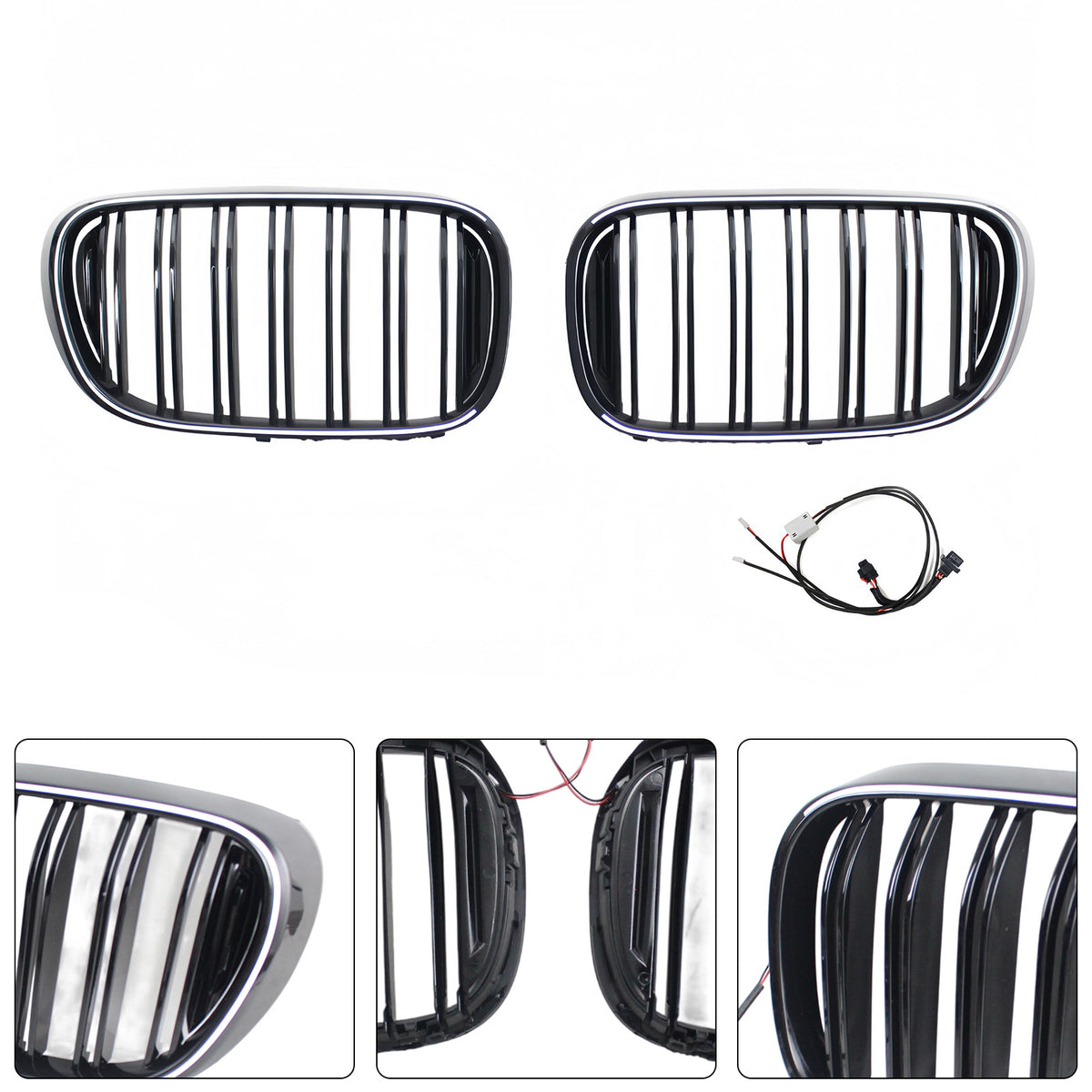Front Kidney Grill Grille Pour BMW 7 Series G11 G12 2016-2018 Pre-Facelift
