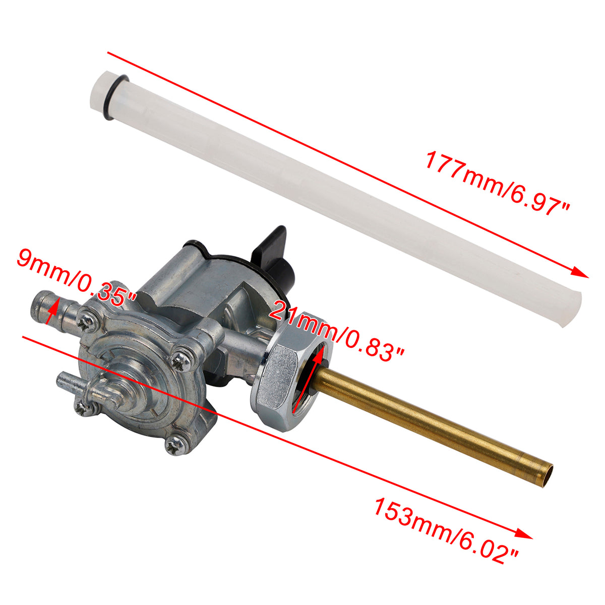 Interruttore serbatoio rubinetto carburante per Honda CB600F Hornet 600 98-01
