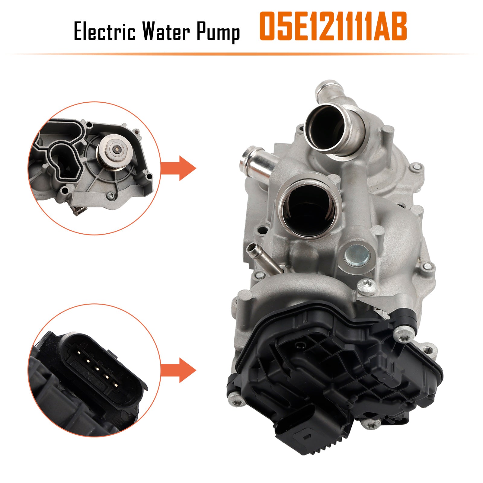 Pompe à eau électrique 05E121111AB pour Audi pour VW Seat Skoda 1.0 1.5 TFSI TSI