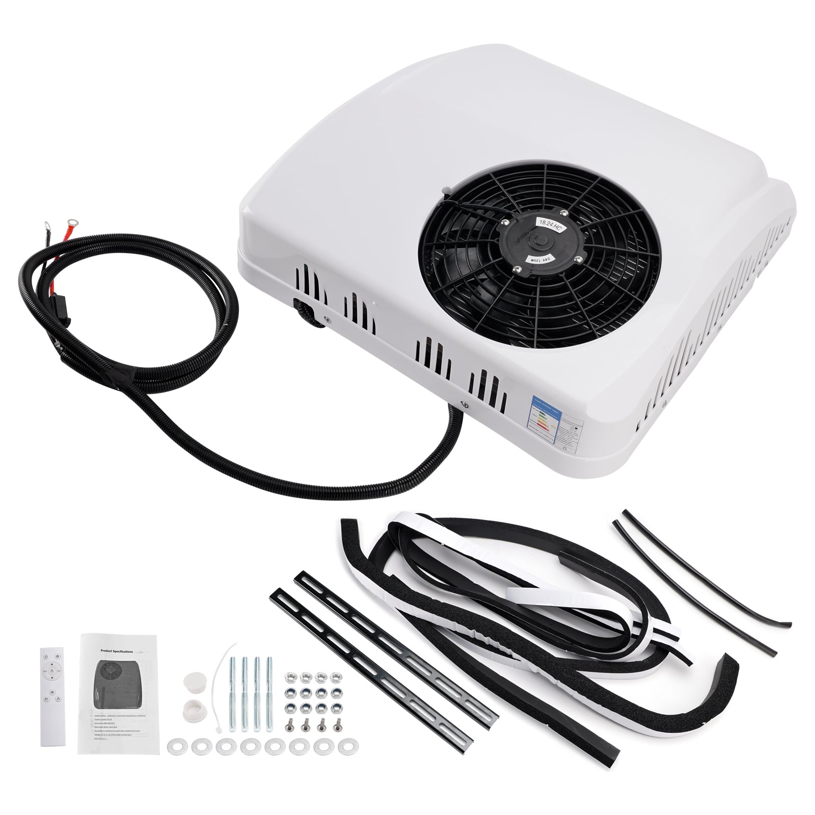 24V Air Conditioner Chauffage/Refroidissement AC Campings Remorques RV