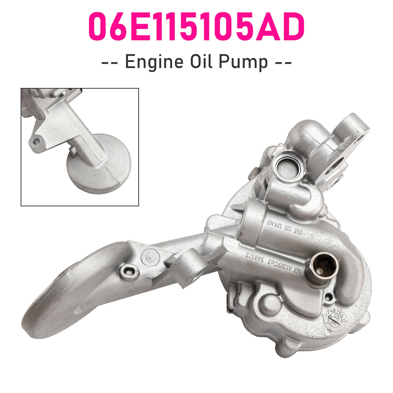 Pompe à huile moteur 06E115105AD pour Audi A4 A5 A6 Quattro S4 S5 Q5 2.8L 3.0L