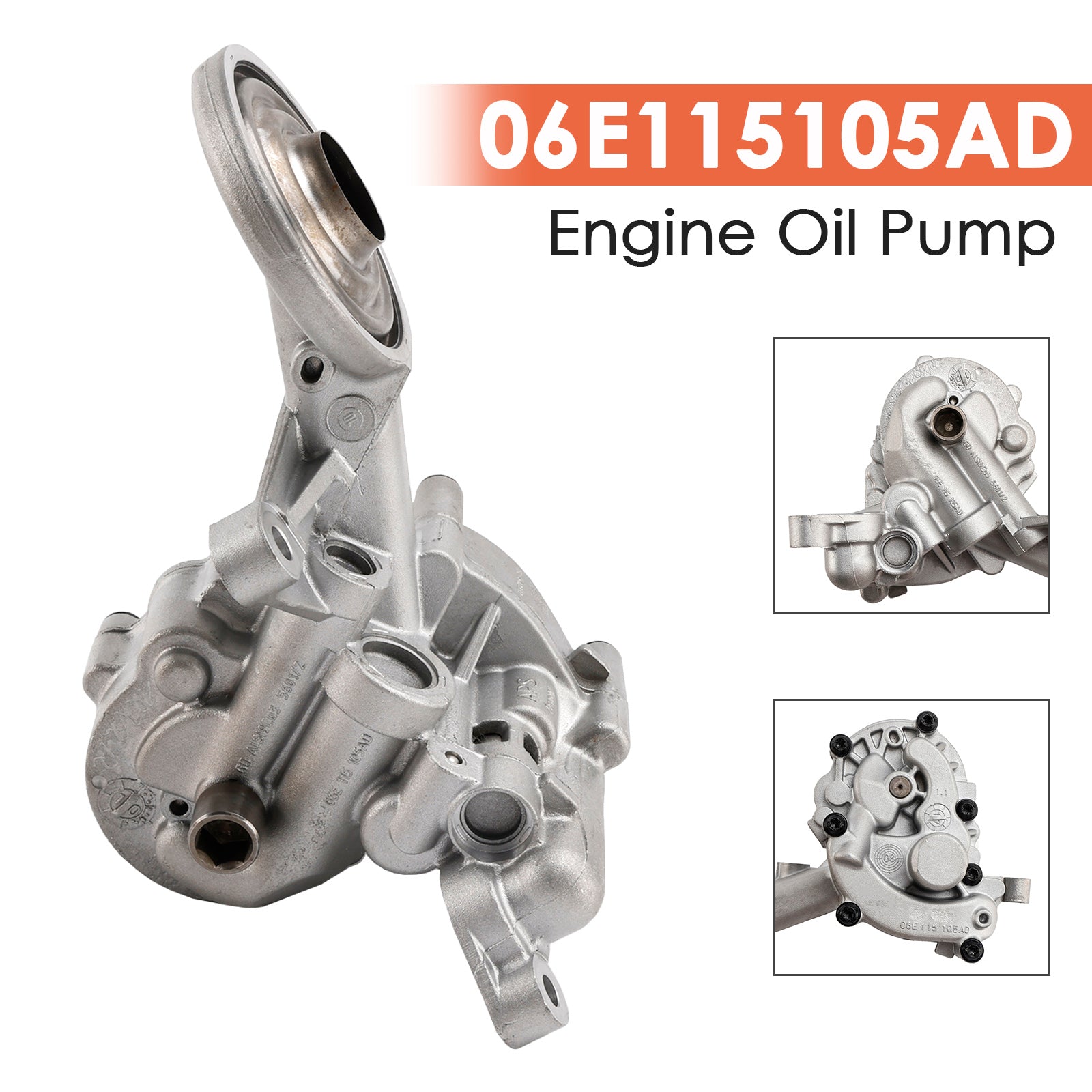 Pompe à huile moteur 06E115105AD pour Audi A4 A5 A6 Quattro S4 S5 Q5 2.8L 3.0L
