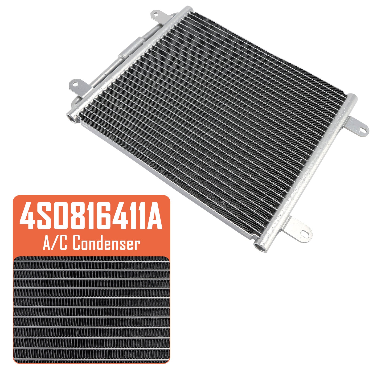 Condenseur A/C avec support 4S0816411A pour Audi R8 2017-2023