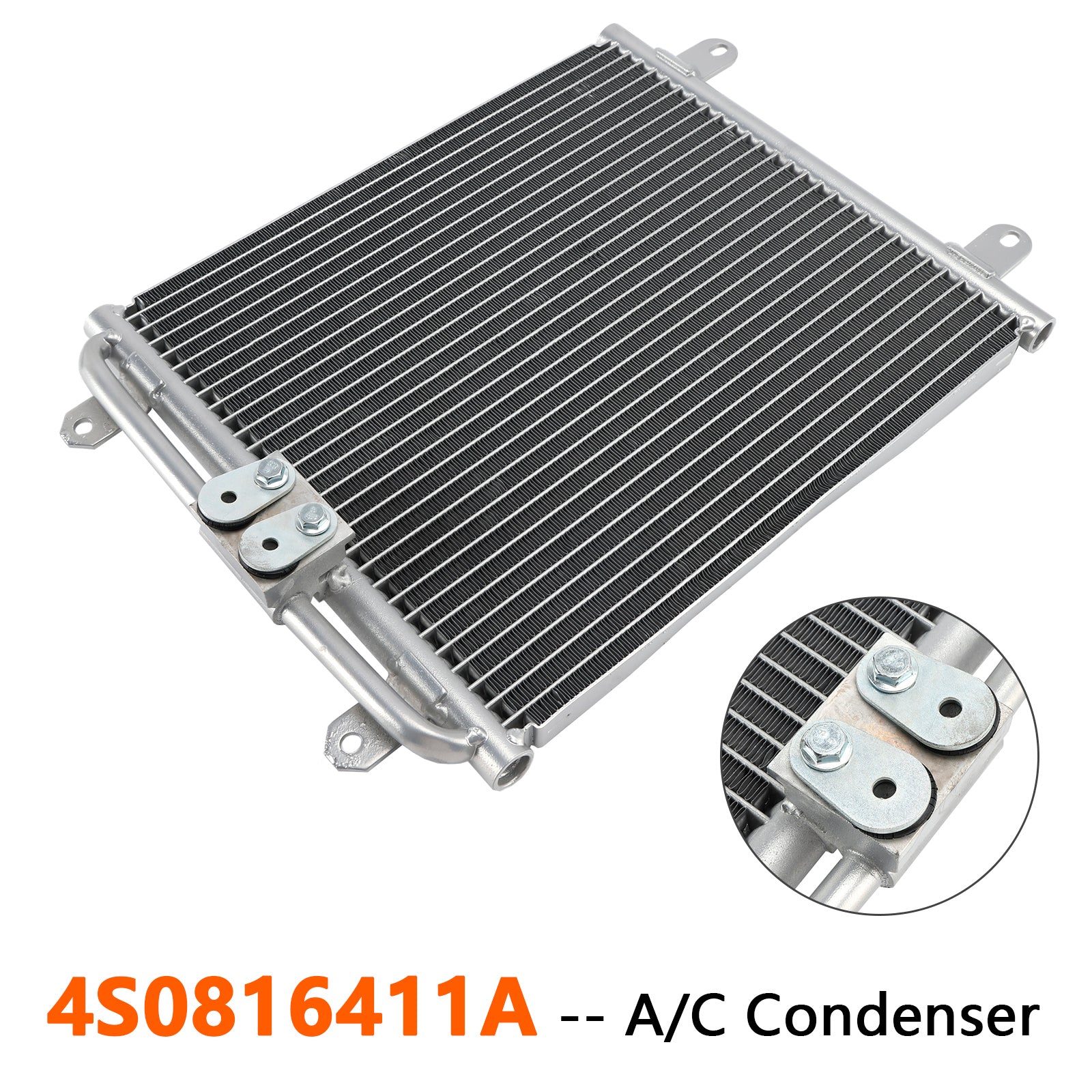 Condenseur A/C avec support 4S0816411A pour Audi R8 2017-2023