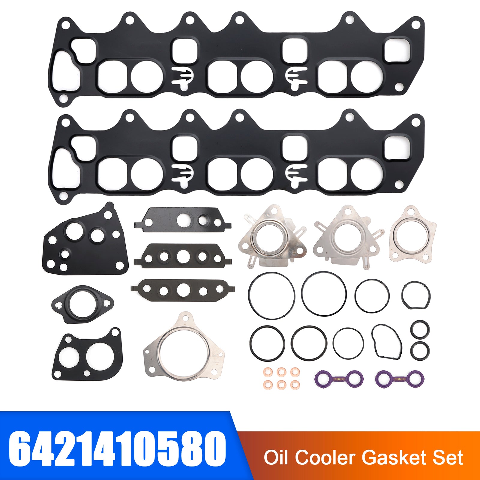 6421410580 Set joint refroidisseur d'huile pour Mercedes Classe C CLK CLS
