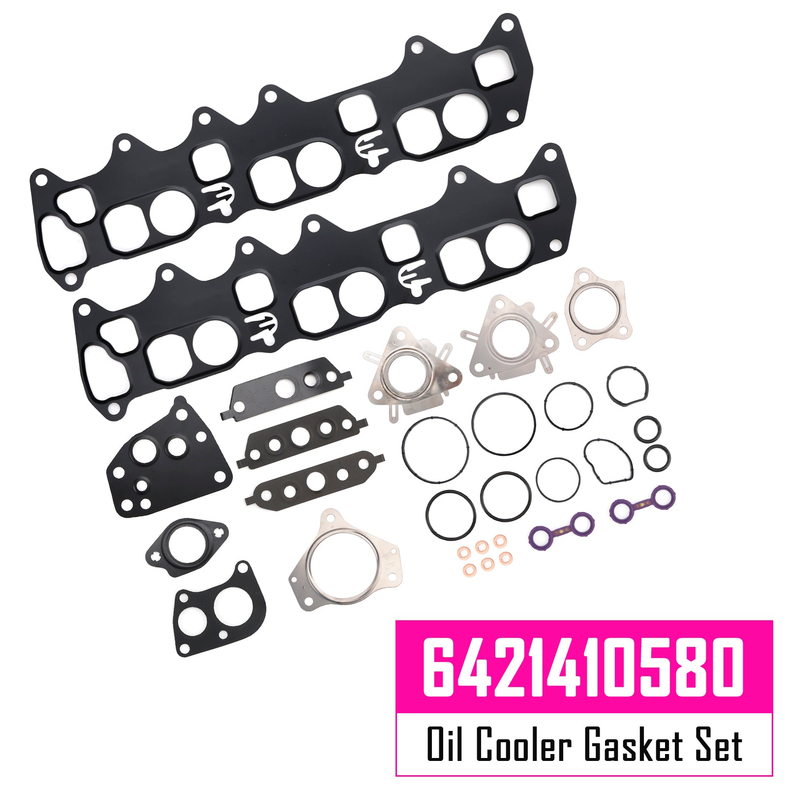 6421410580 Set joint refroidisseur d'huile pour Mercedes Classe C CLK CLS