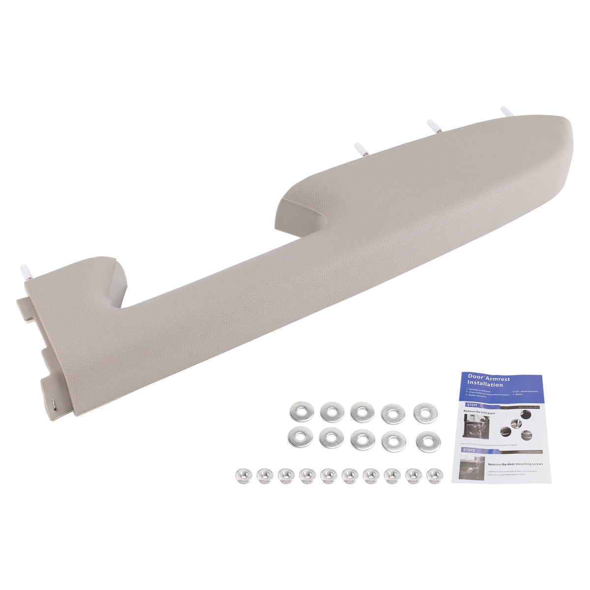 Kit de réparation d'accoudoir avant droit pour Chevy Silverado 1500 2500HD 2010-2014 (gris)