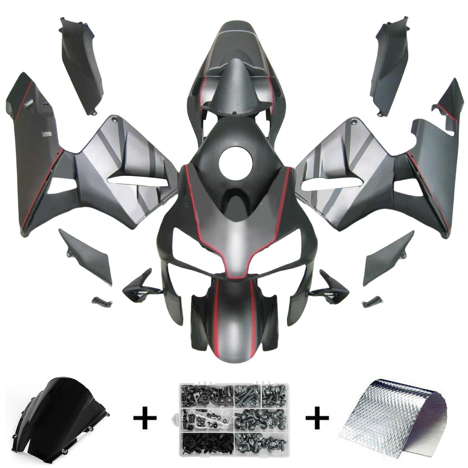 Kit de carénage par injection, carrosserie en plastique ABS pour Honda CBR600RR 2003-2004 F5