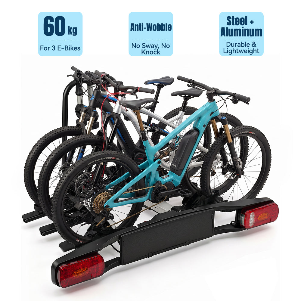 Support à vélos pour 3 vélos électriques