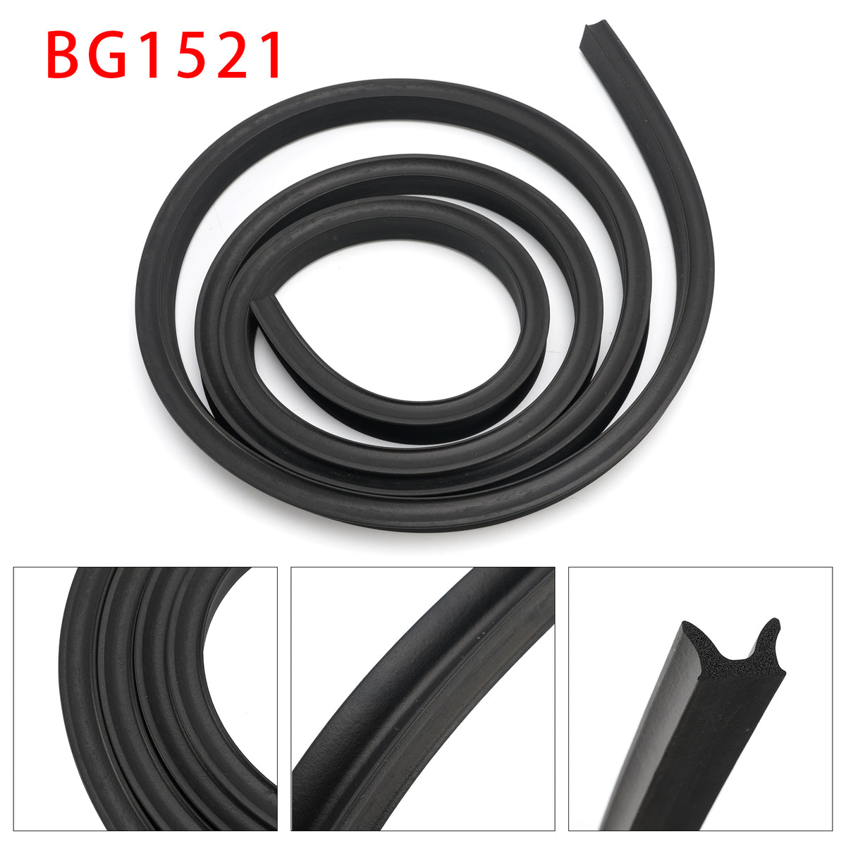 Joint Caoutchouc 2.3m BG1521 Pour Midi Heki