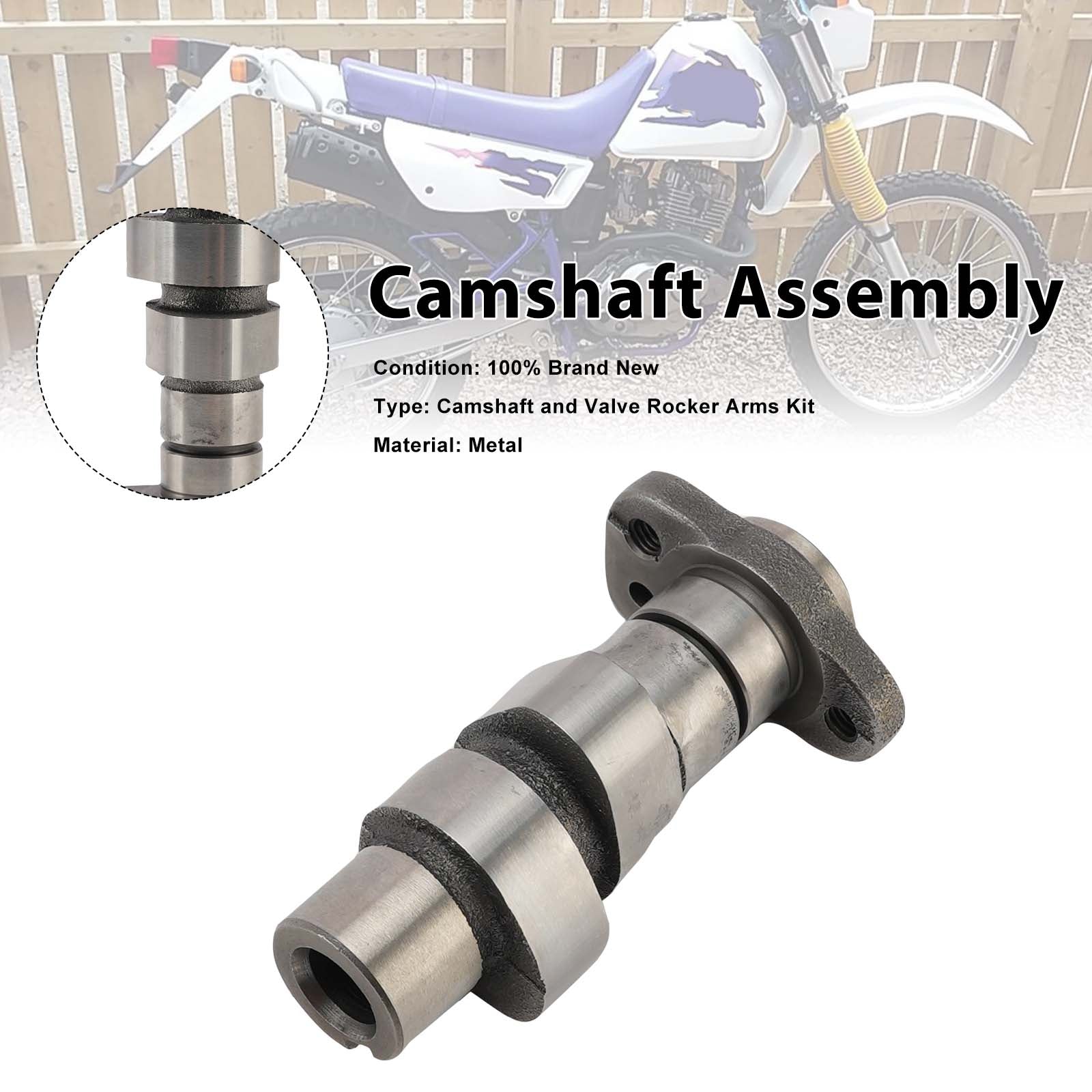 Ensemble d'arbre à cames pour Suzuki DR125 DR125S DR-Z125 DF125 KLX12 03-06