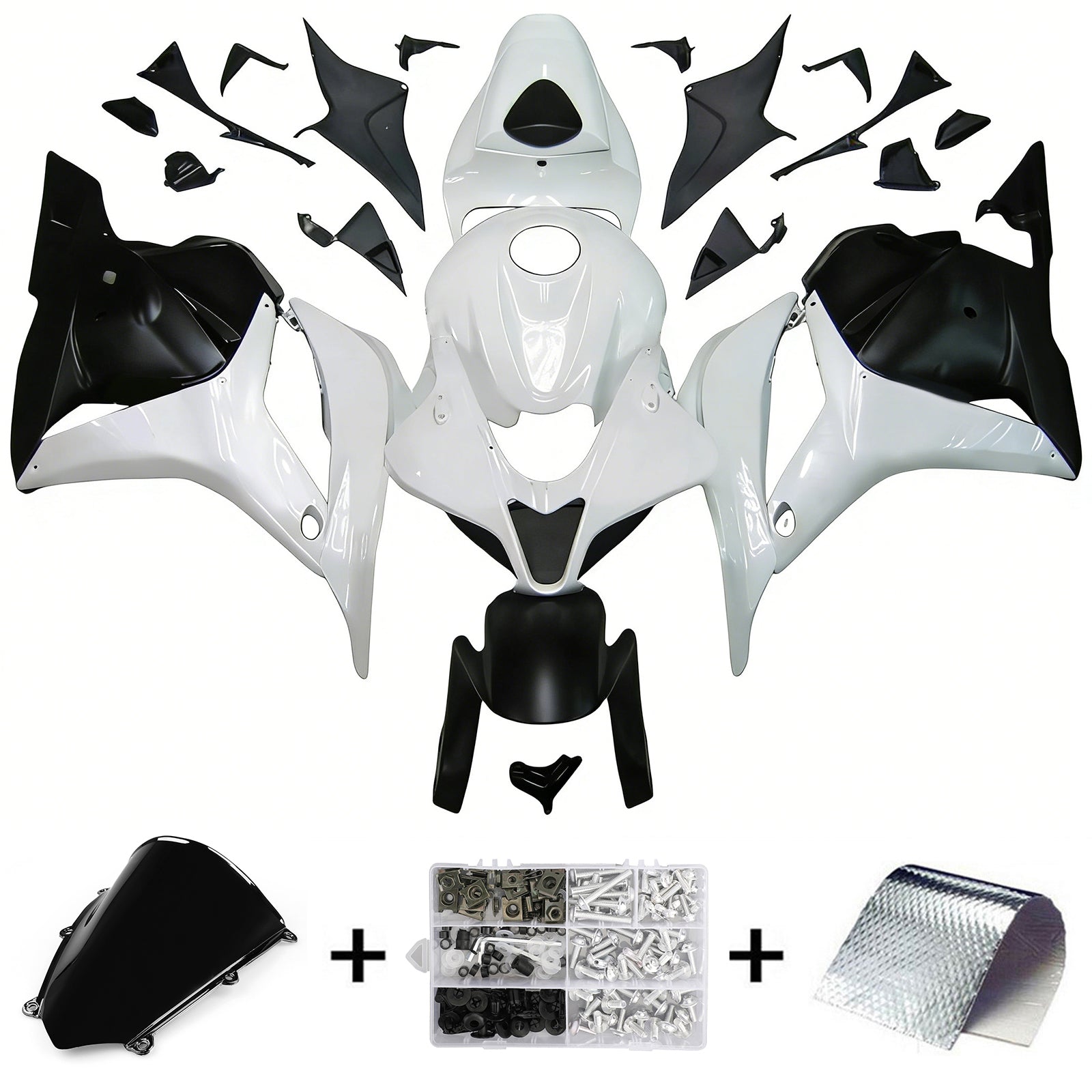 Kit carenatura iniezione plastica ABS per Honda CBR600RR 2009-2012 F5