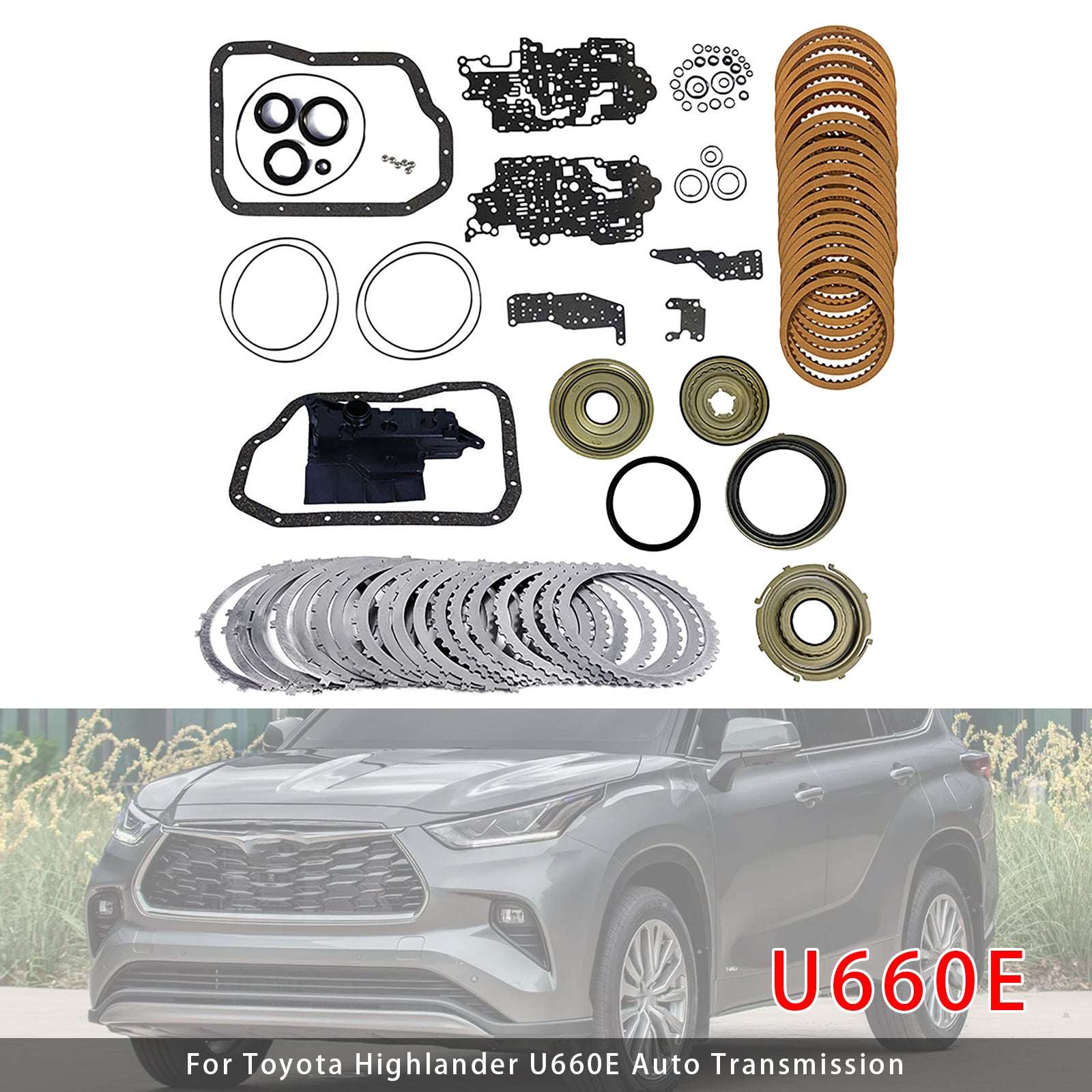 Kit Révision Complet Boîte Automatique U660E Pour Toyota Highlander