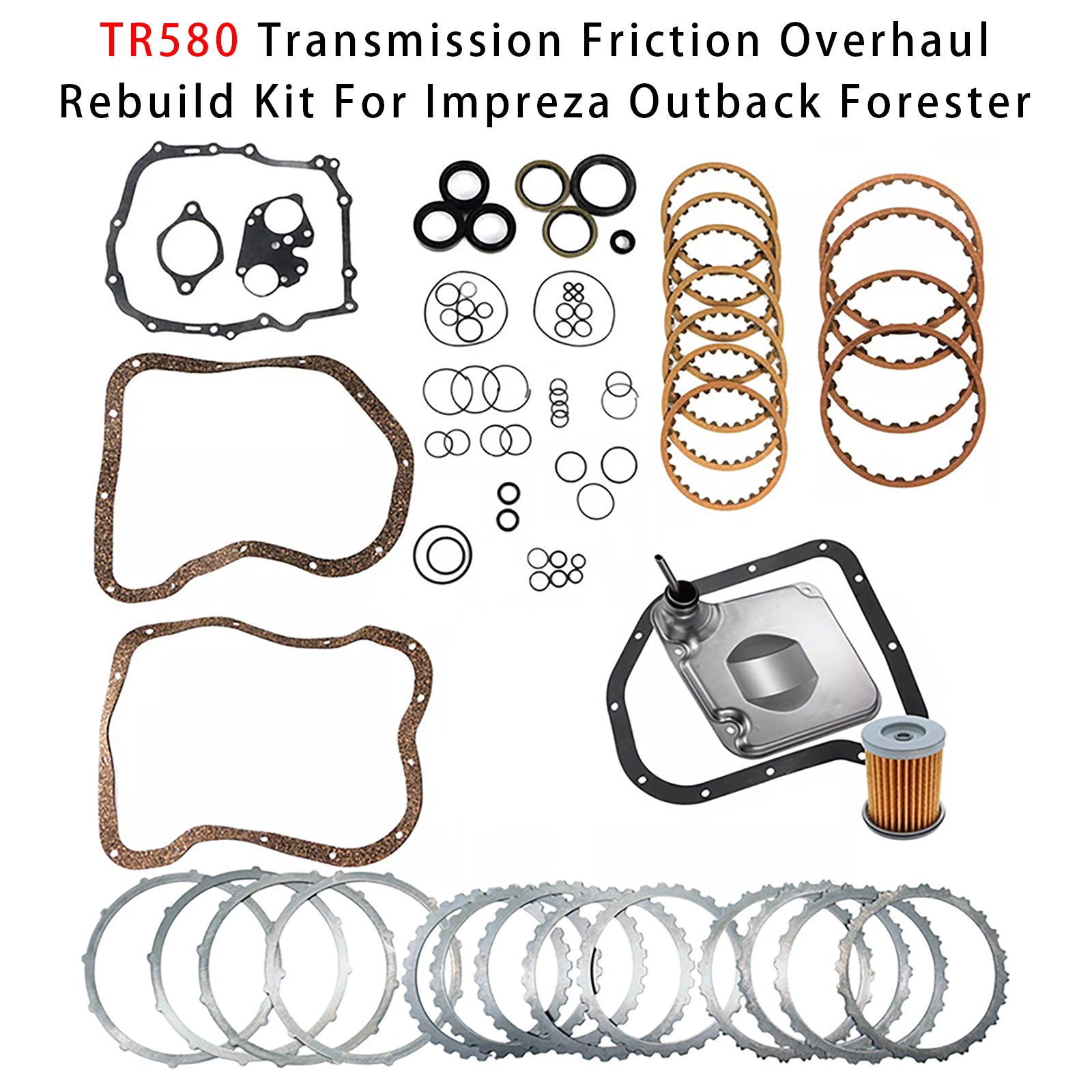 Kit di revisione del disco di attrito della trasmissione TR580 per Impreza Outback Forester