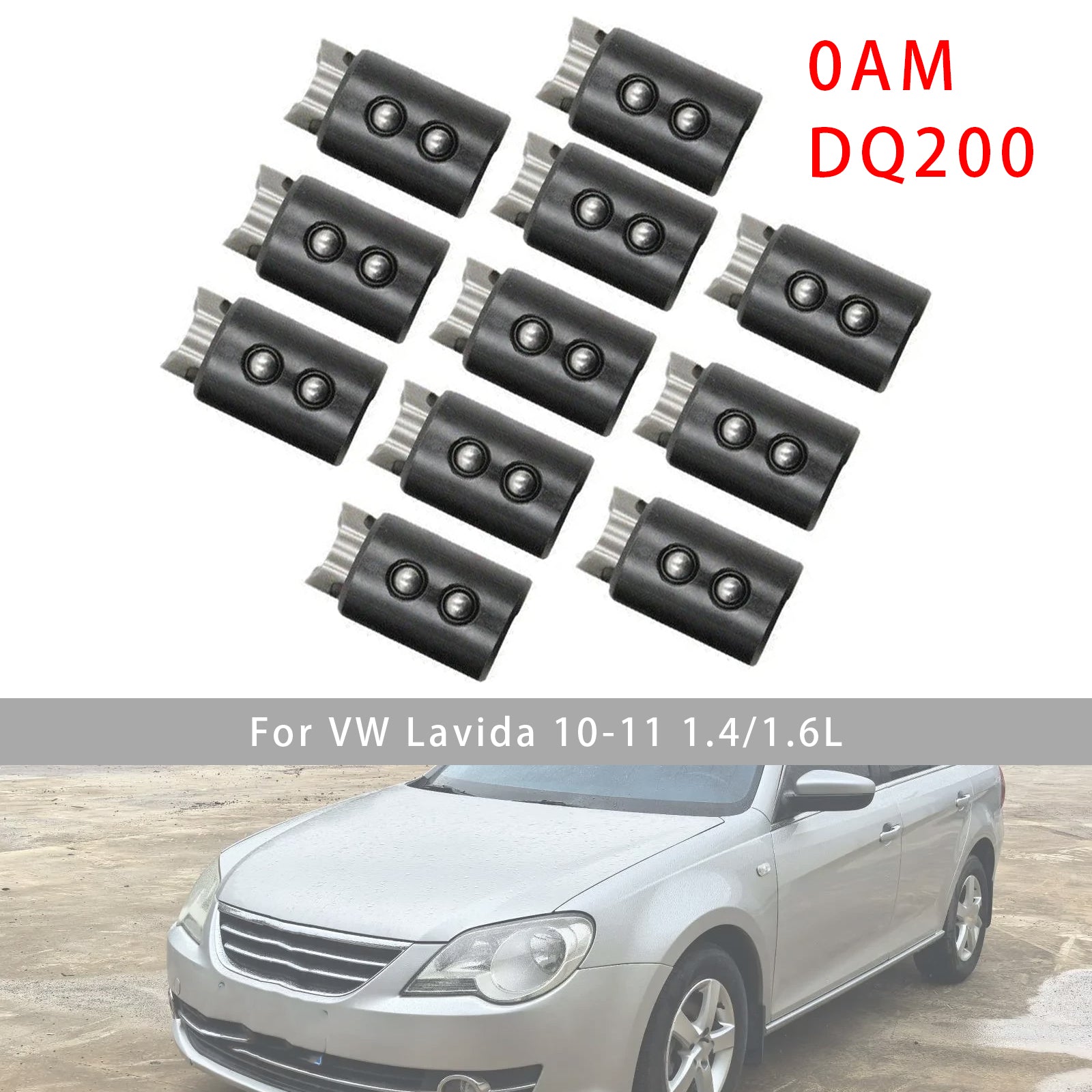 10Pièces Billes De Glissement Fourche De Boîte De Vitesses Pour SEAT DQ200