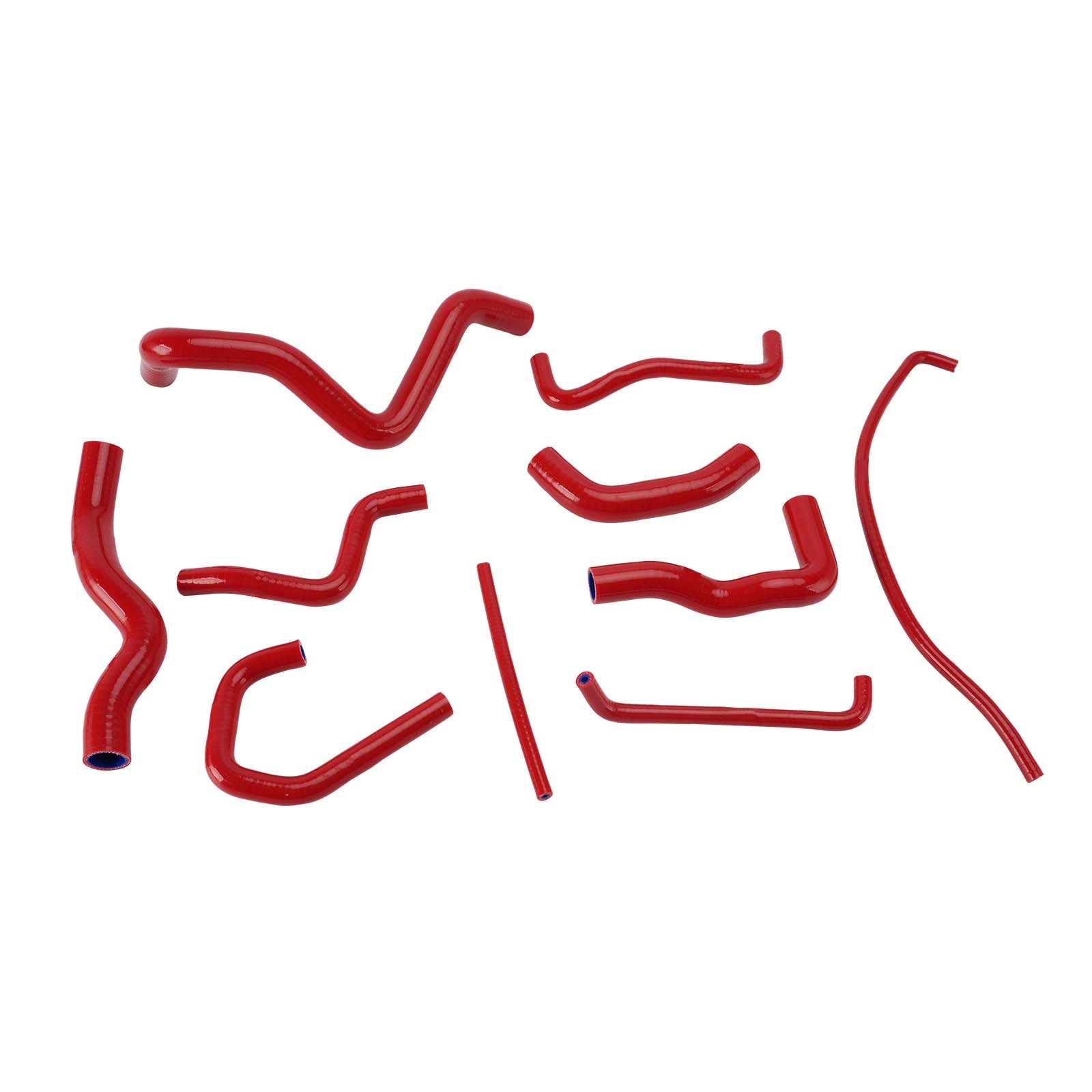 Kit de durites de refroidissement en silicone pour radiateur Kawasaki Ninja 636 ZX-6R 09-26 Red