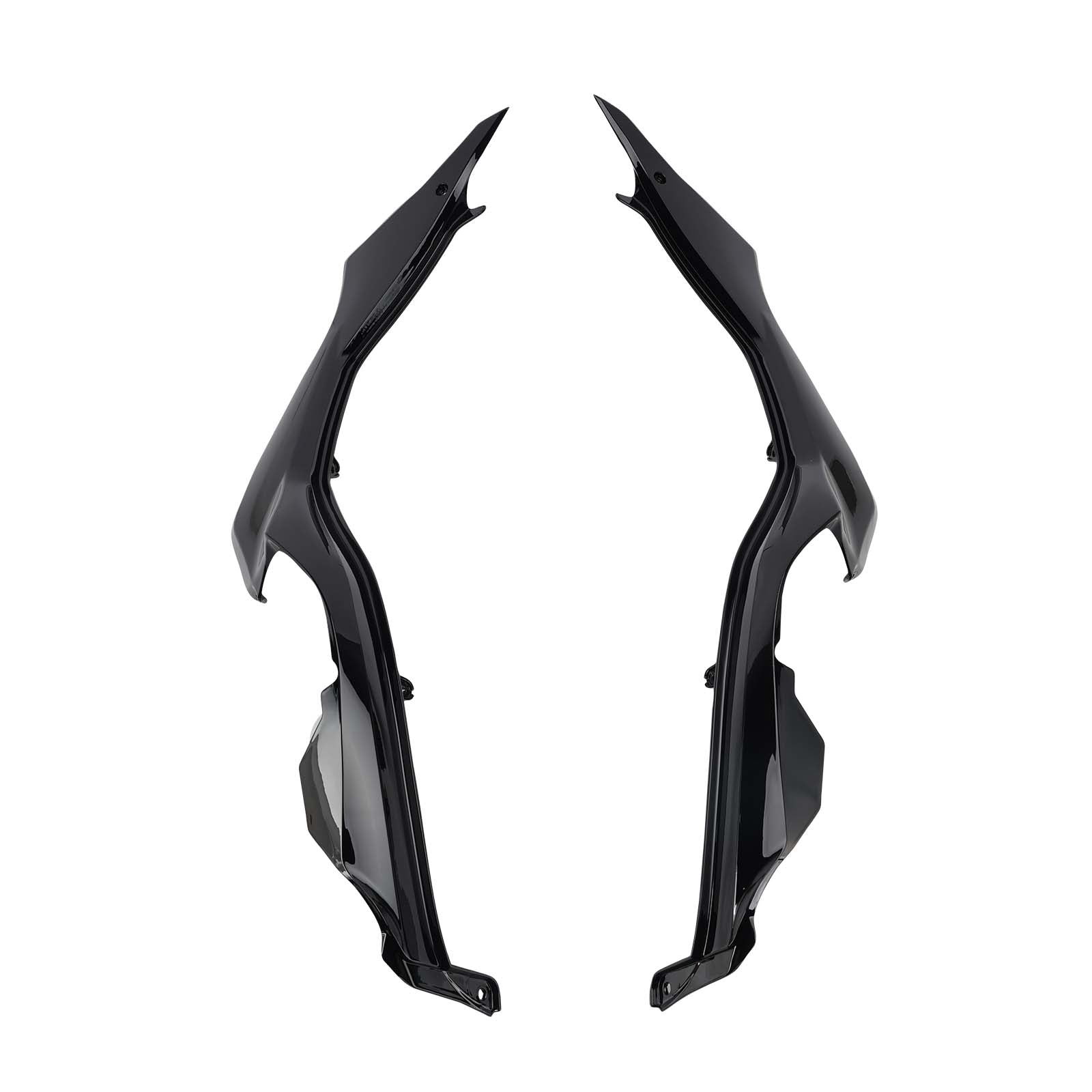 Carénages de protection latéraux de selle pour Kawasaki Versys 1000 2019-2024 Black