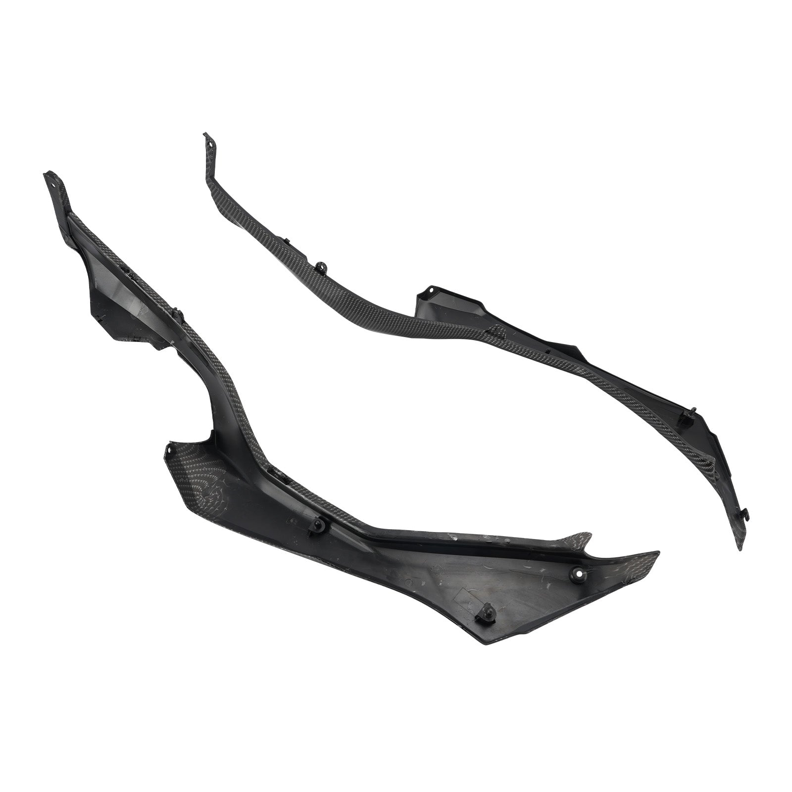 Carénages de protection latéraux de selle pour Kawasaki Versys 1000 2019-2024 Carbon