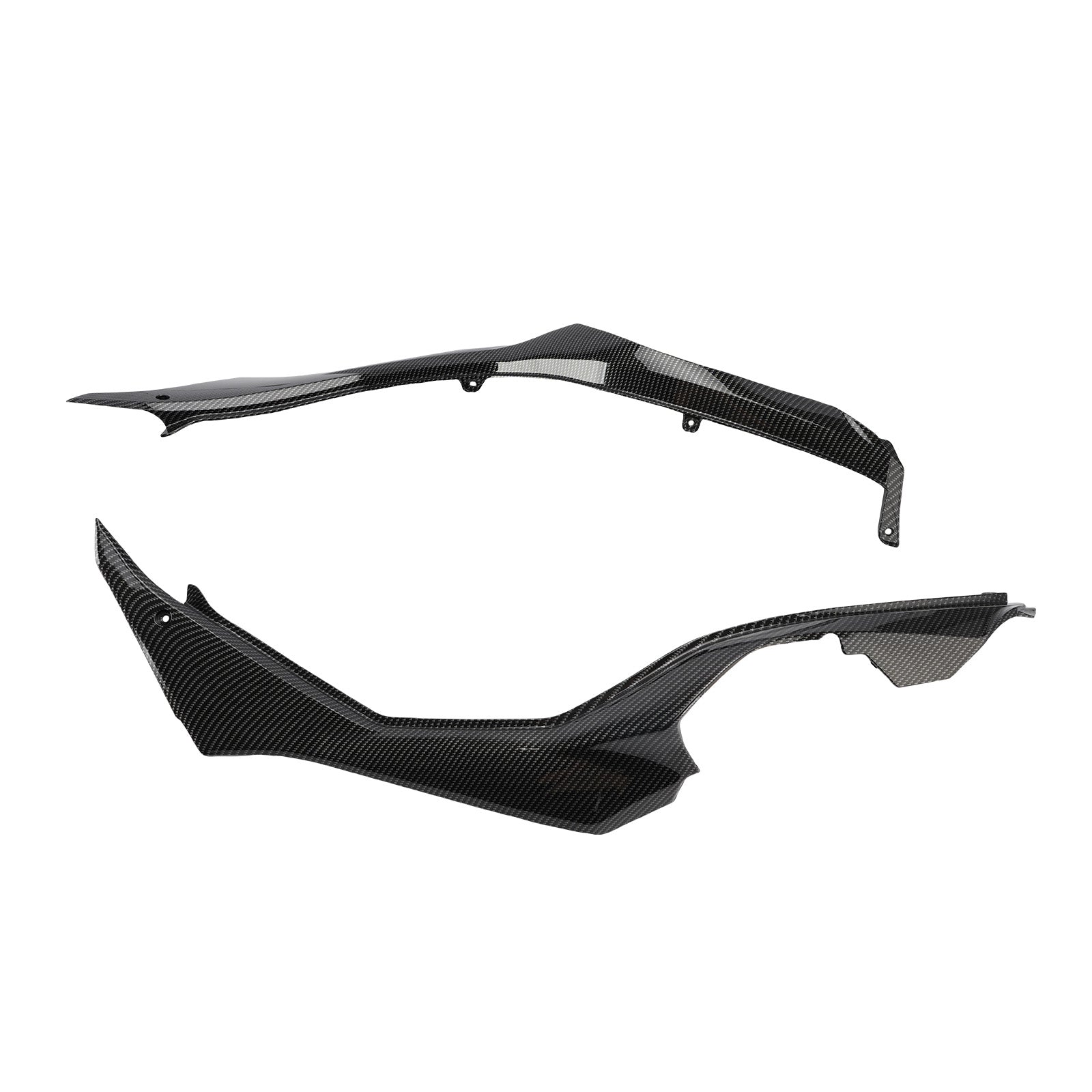 Carénages de protection latéraux de selle pour Kawasaki Versys 1000 2019-2024 Carbon
