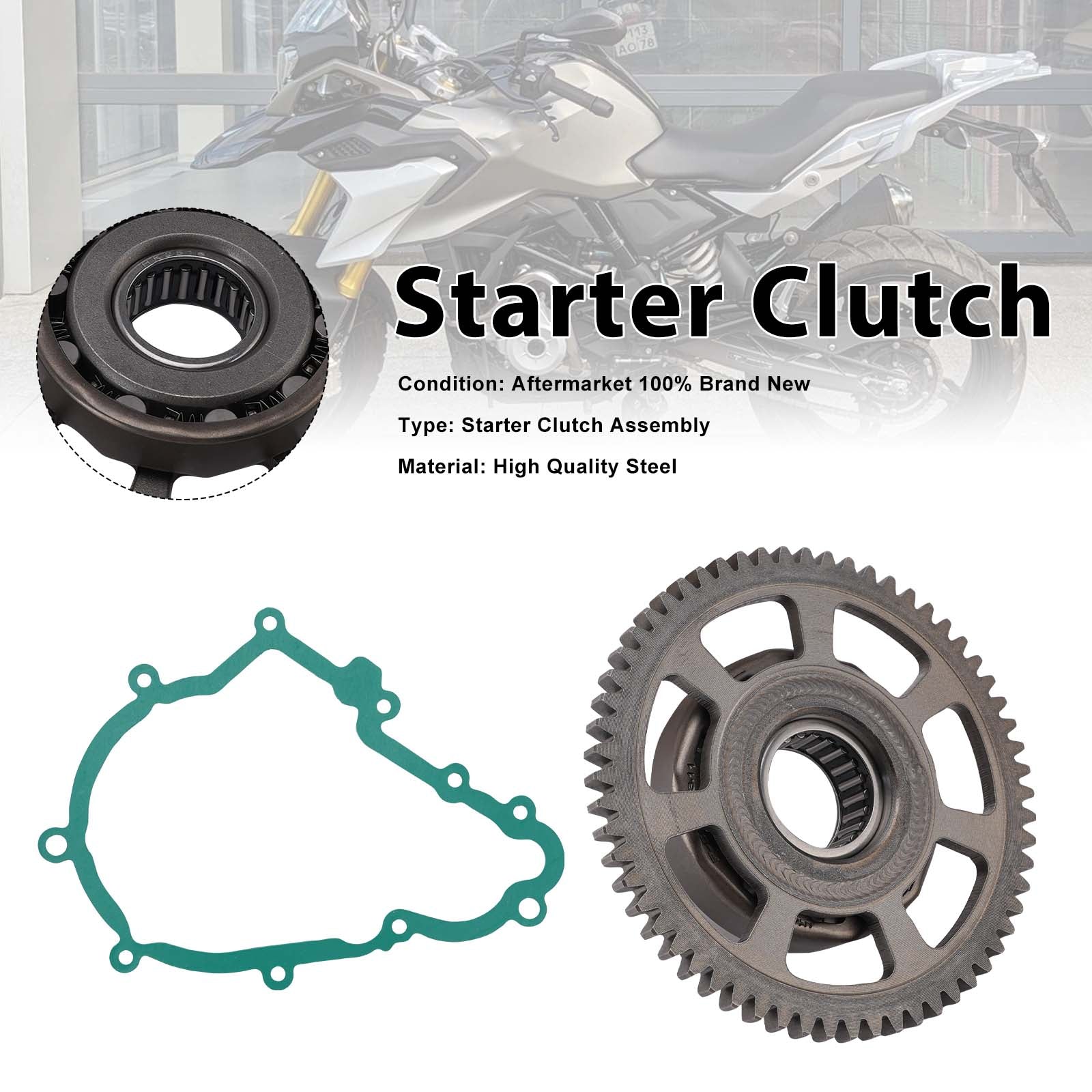 Joint unidirectionnel d'embrayage de démarreur compatible avec BMW G310GS G310R 2016-2020